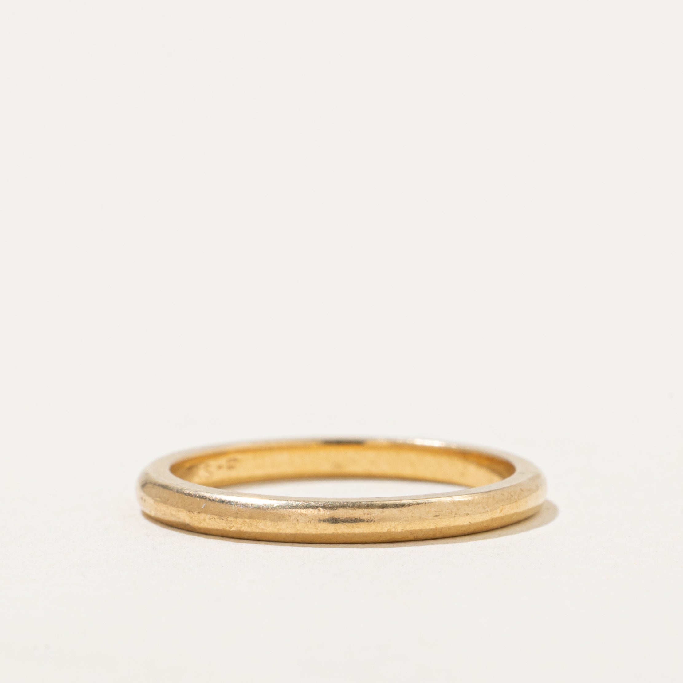 'Birks' 18k Yellow Gold Thin Band | 1.8mm | SZ 4.25