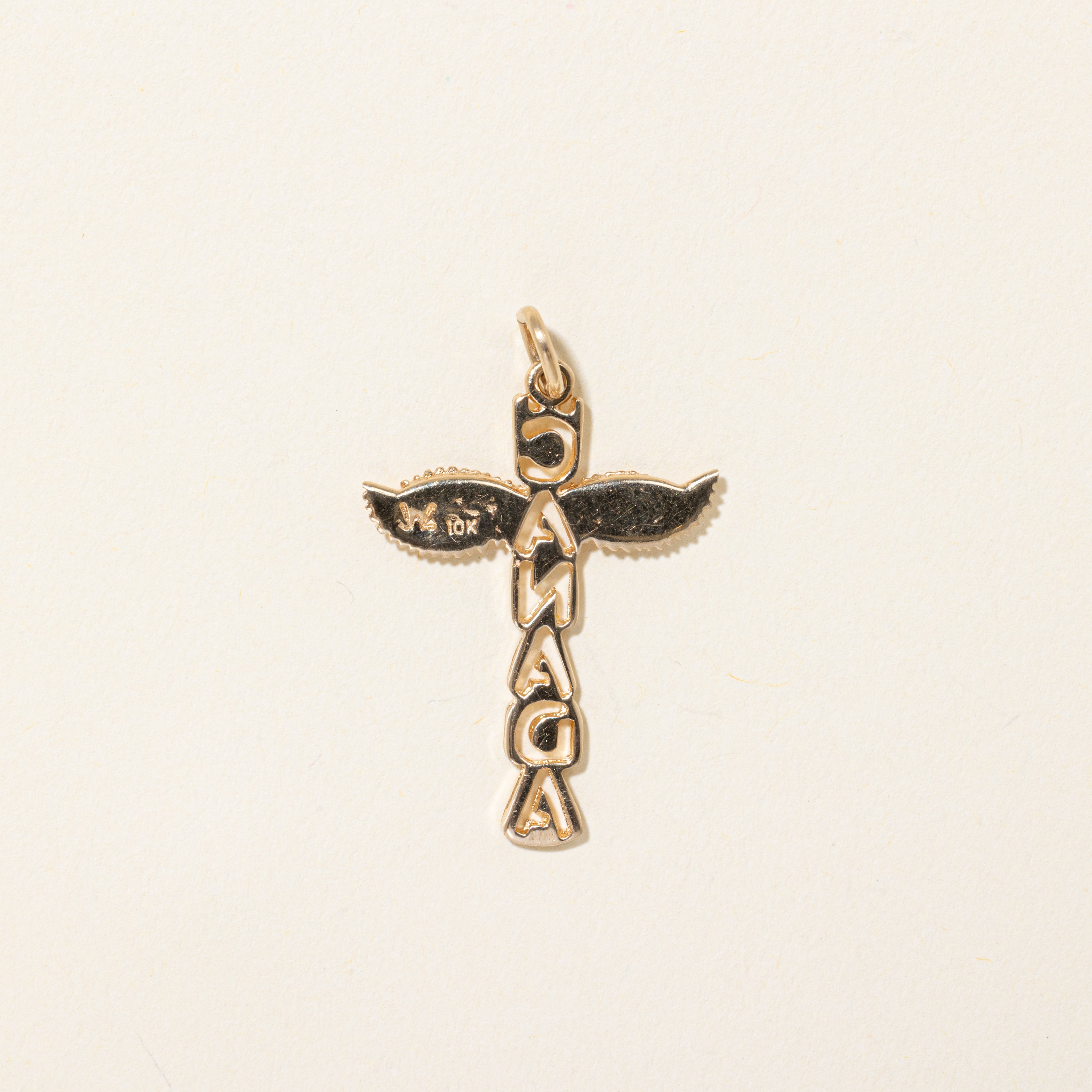 10k Yellow Gold "Canada" Charm