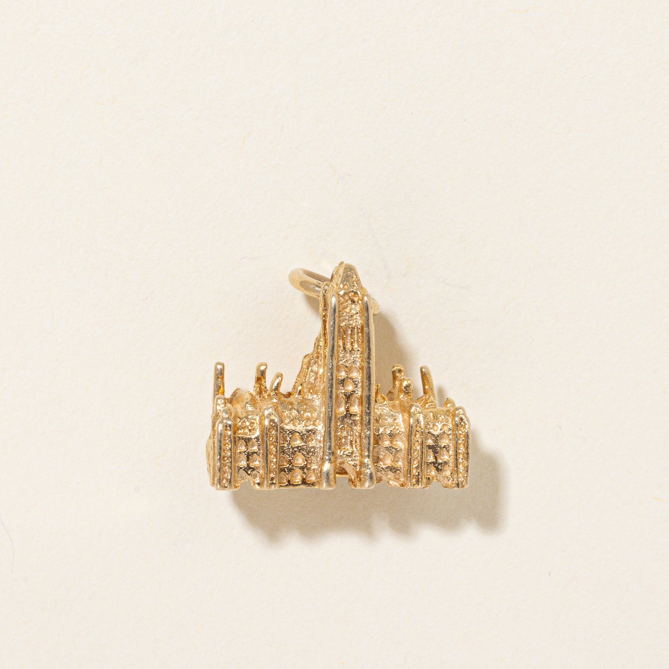 14k Yellow Gold Ottawa Parliament Building Charm