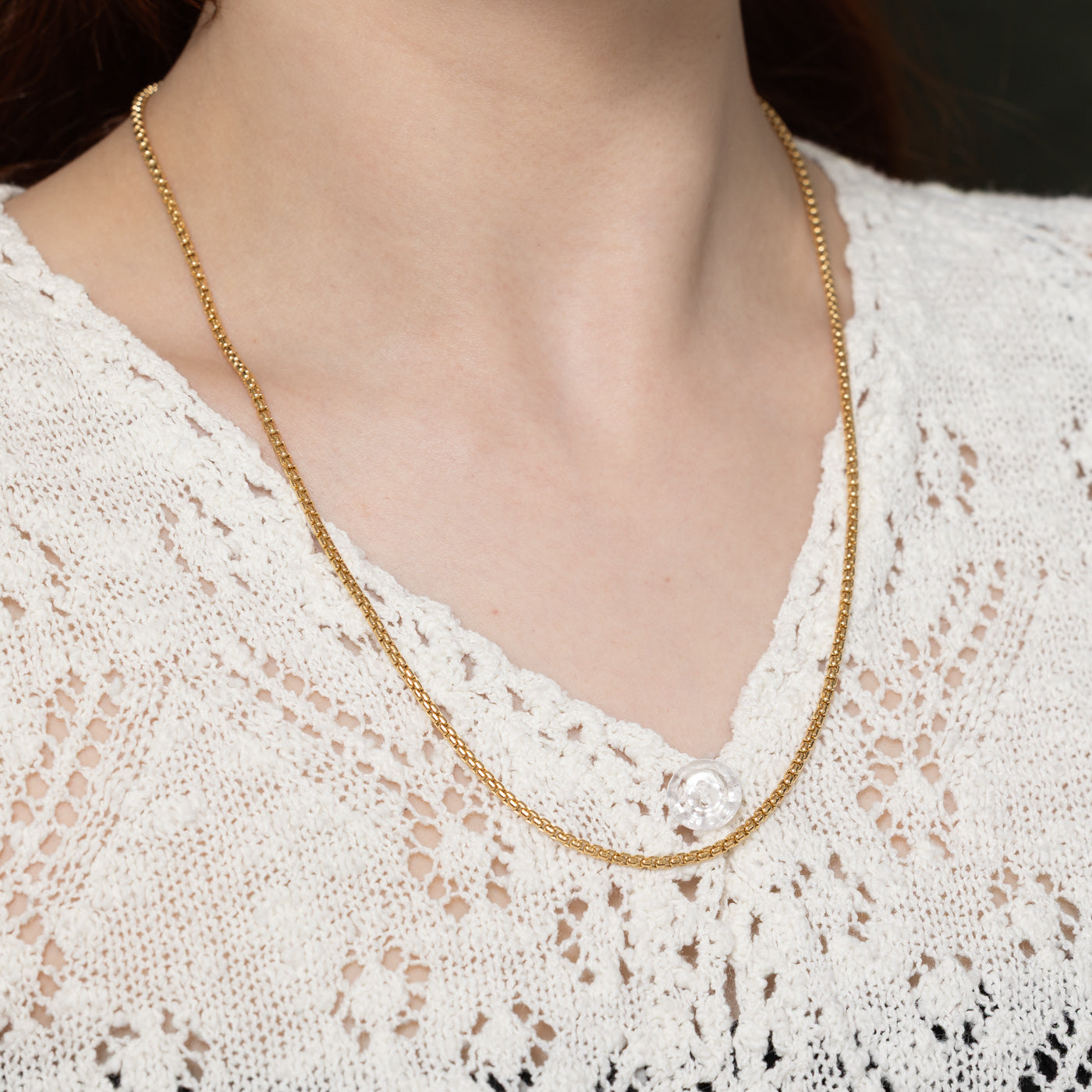 Italian 18K Yellow Gold Box Link Chain | 21.5"