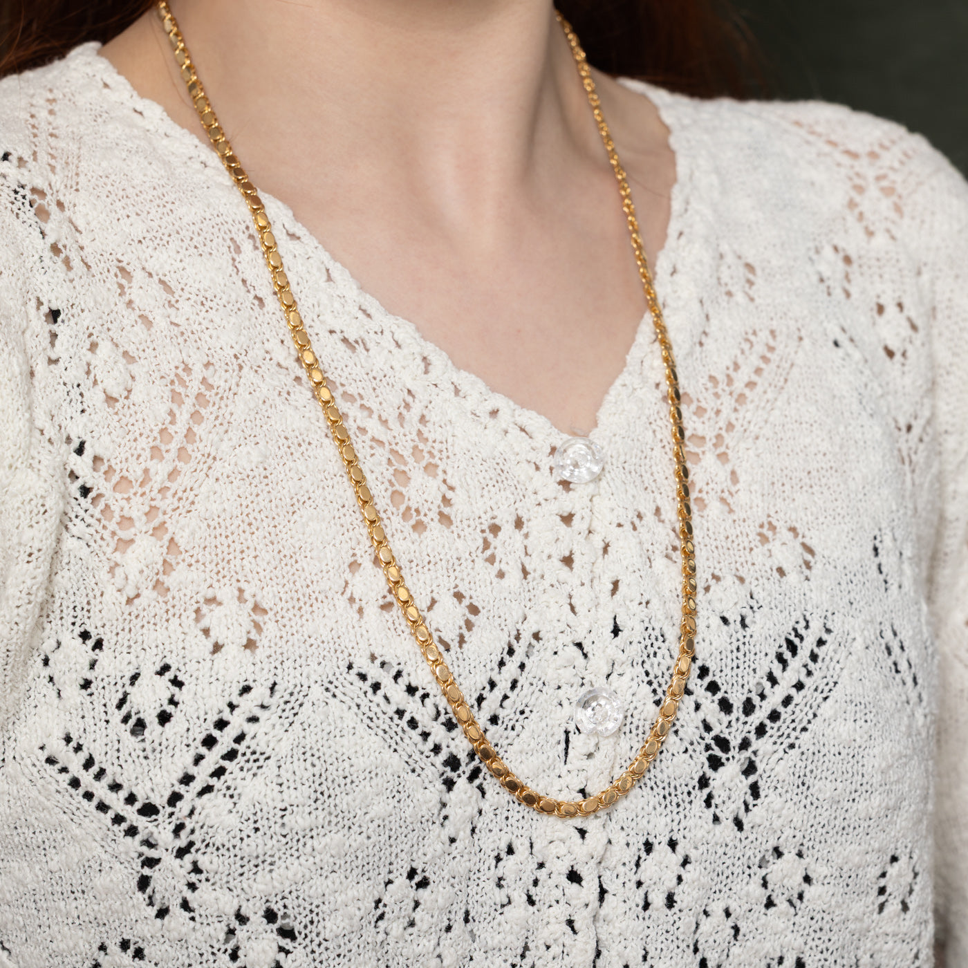 18K Yellow Gold Fancy Chain | 27.5"