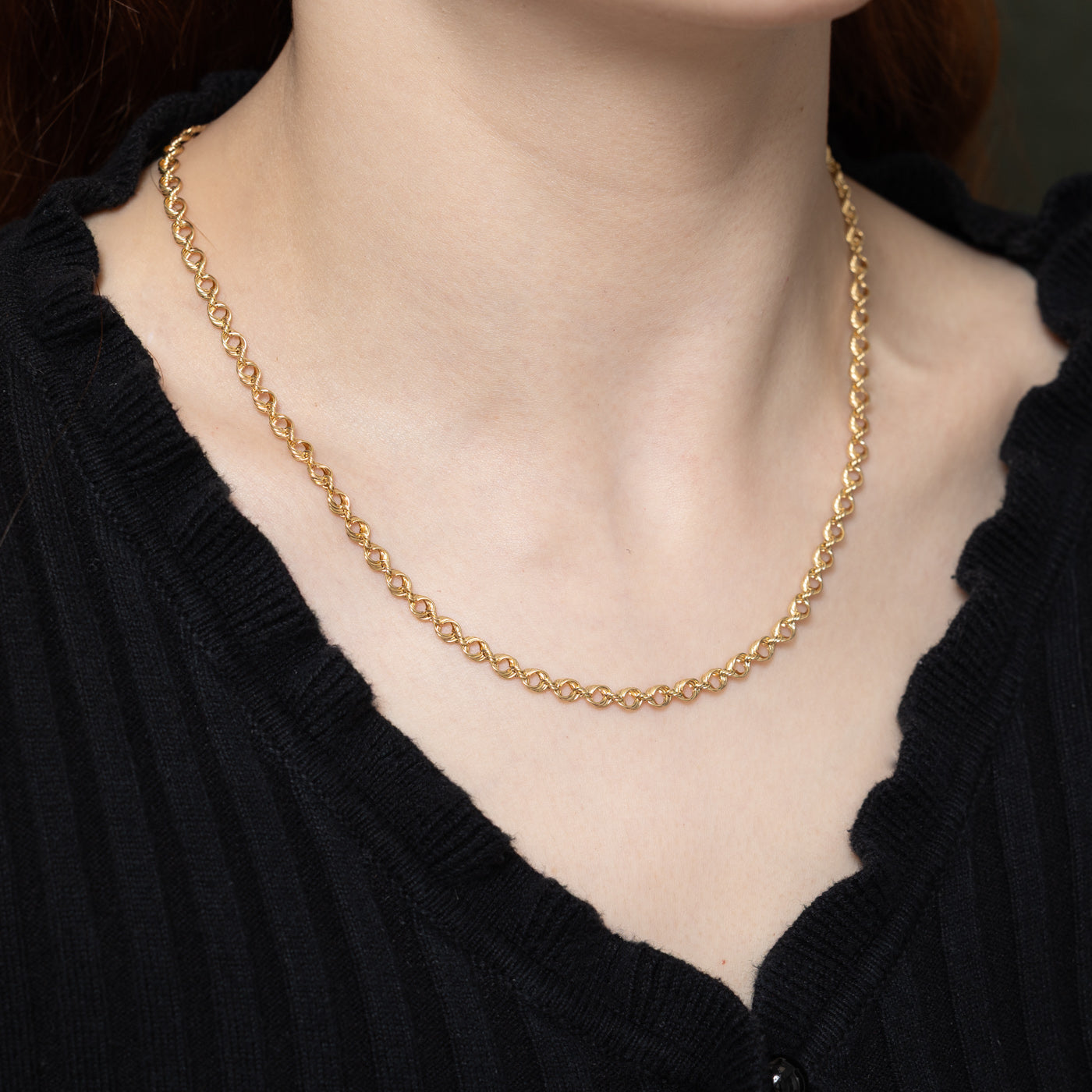 10K Yellow Gold Prince of Wales Chain | 26"