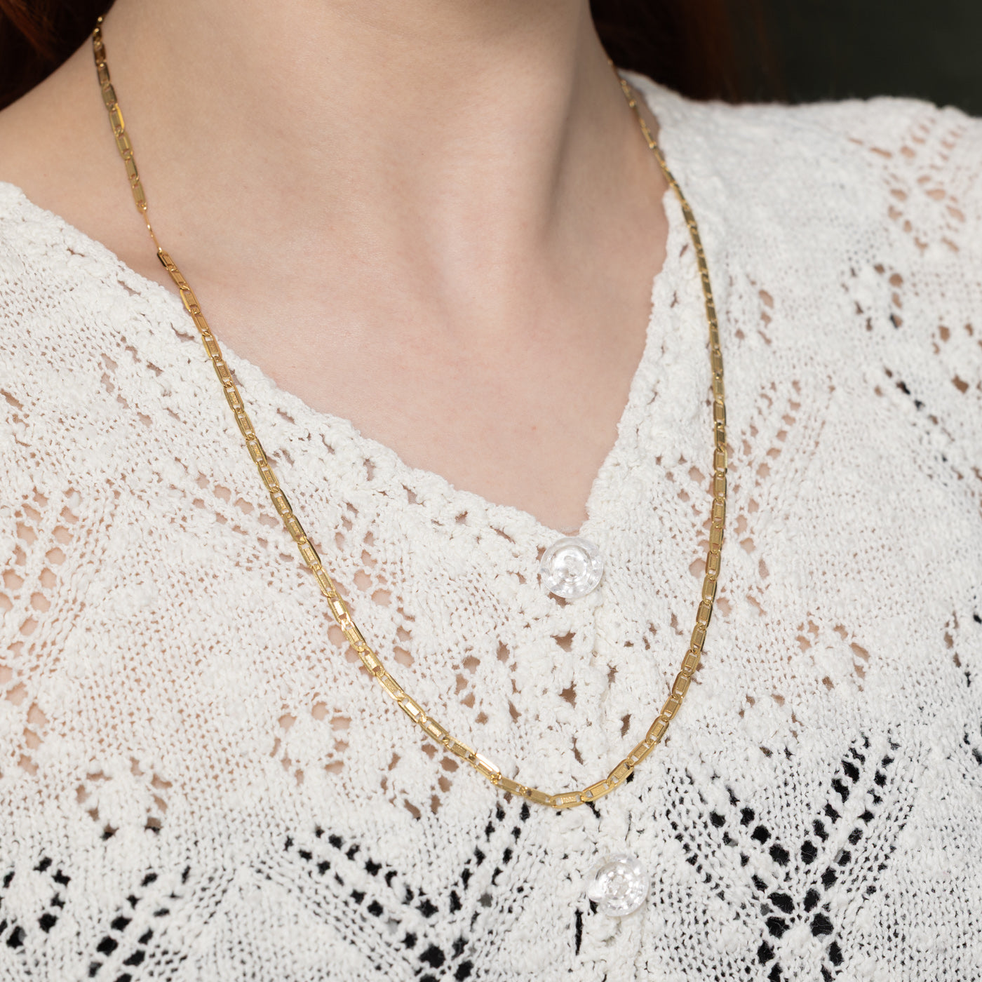 Italian 18K Yellow Gold Anchor Chain | 23.5"