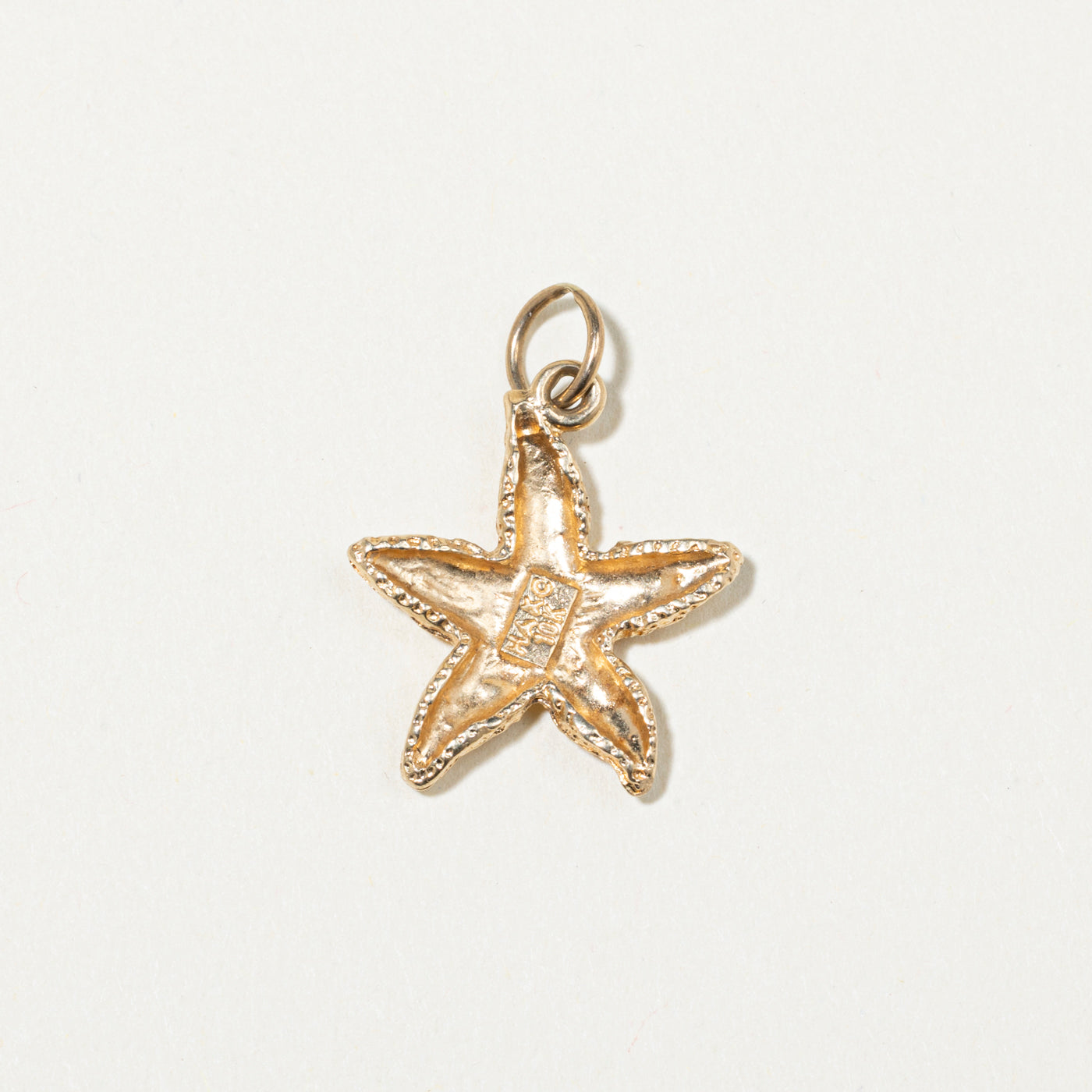 10k Yellow Gold Starfish Charm