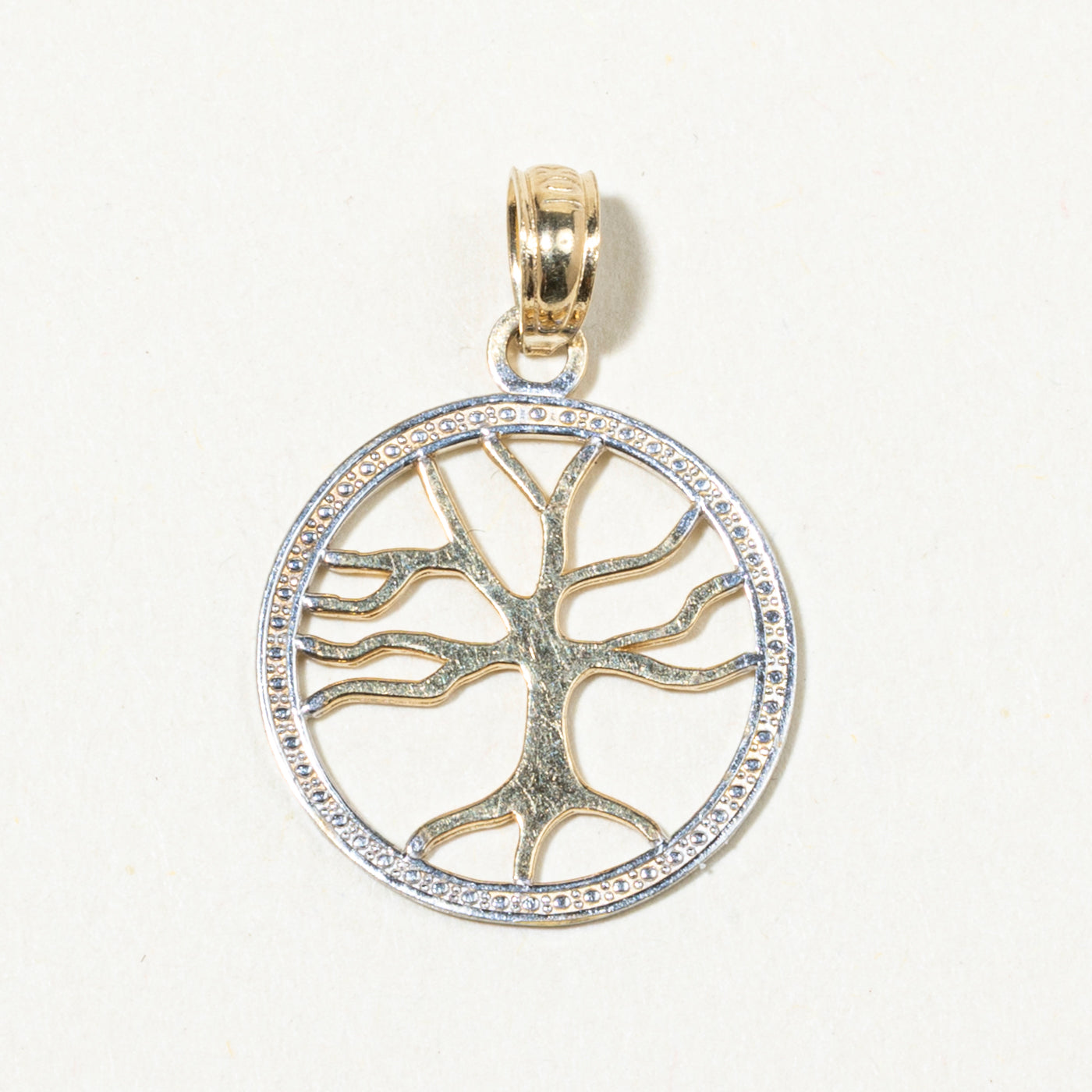 10k Yellow Gold Tree of Life Pendant