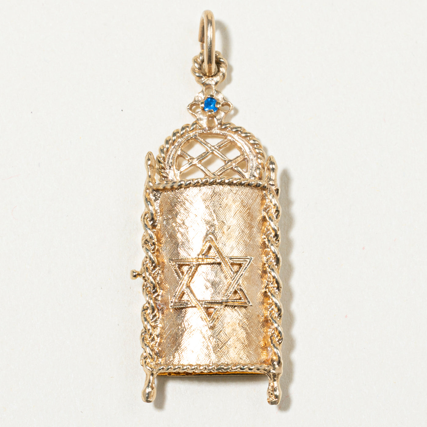 Breloque Étoile de David en or jaune 10 carats