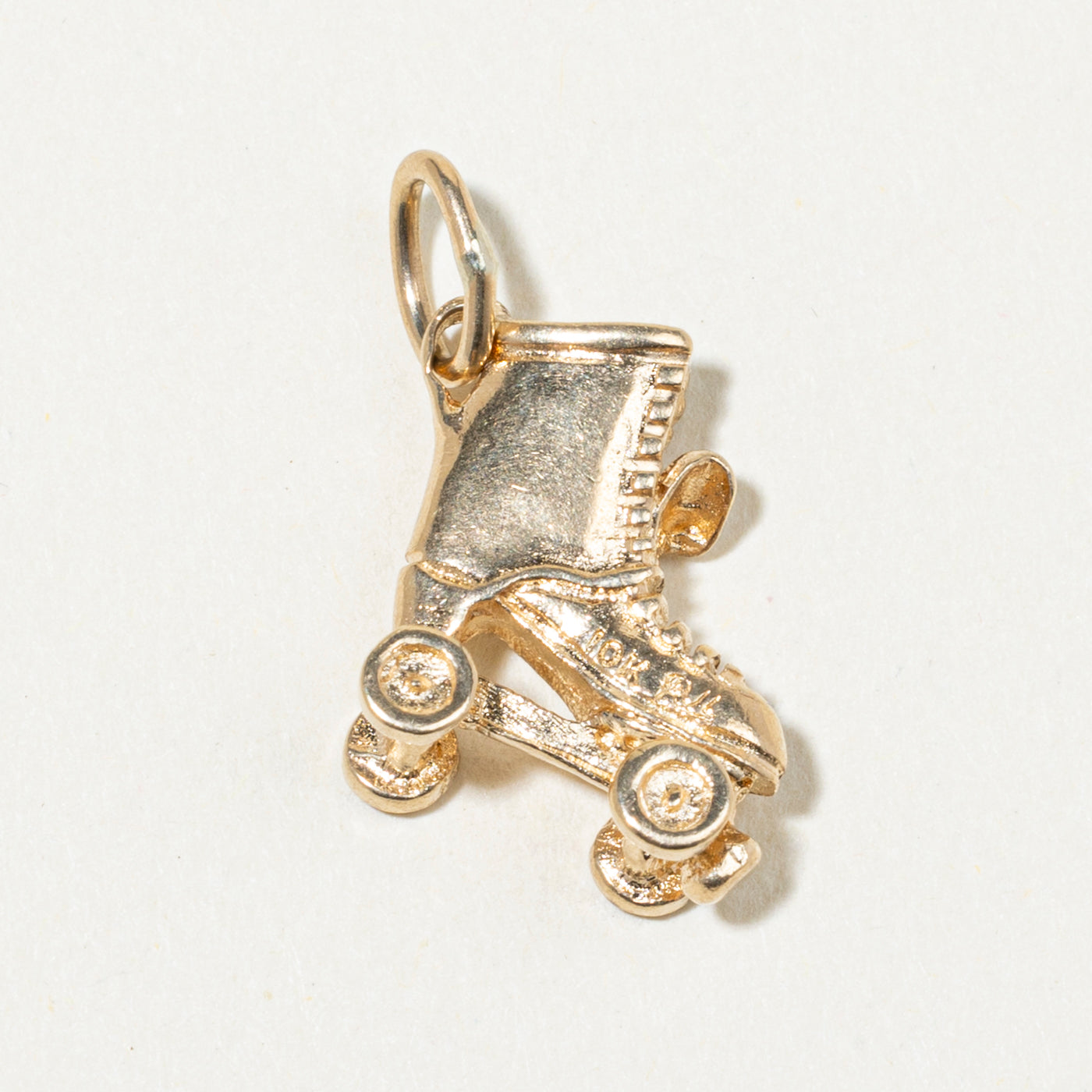 10k Yellow Gold Rollerskate Charm