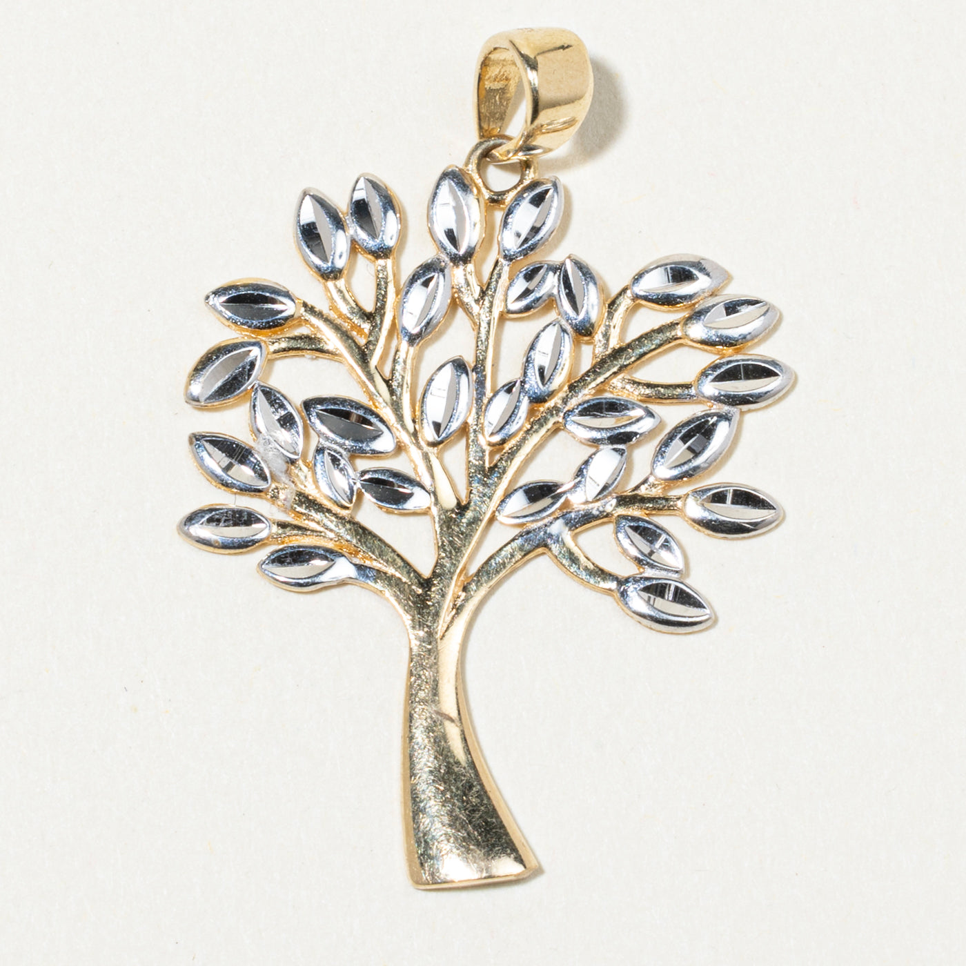 14k Yellow Gold Tree of Life Pendant
