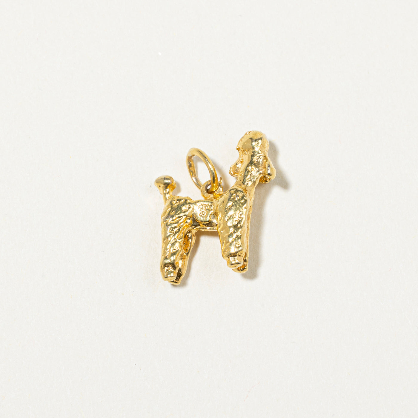 12k Yellow Gold Poodle Charm