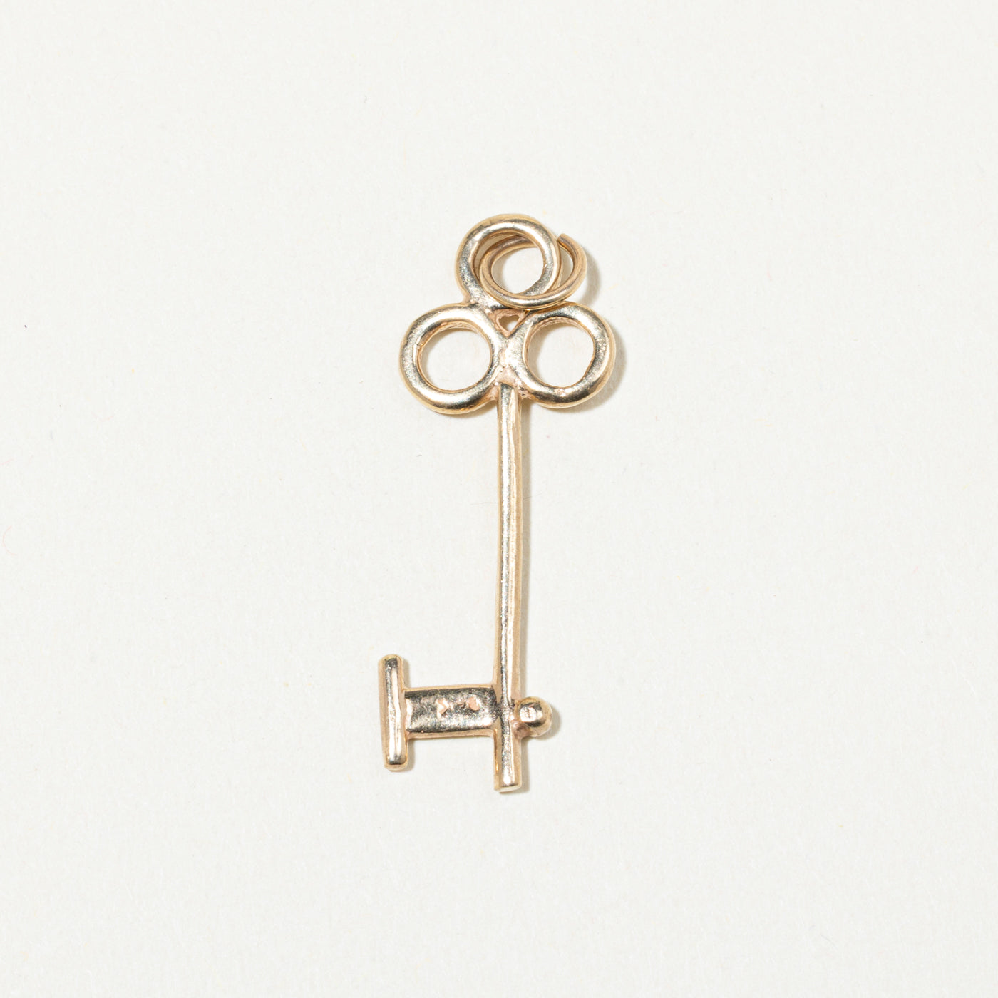 14k Yellow Gold Key Charm