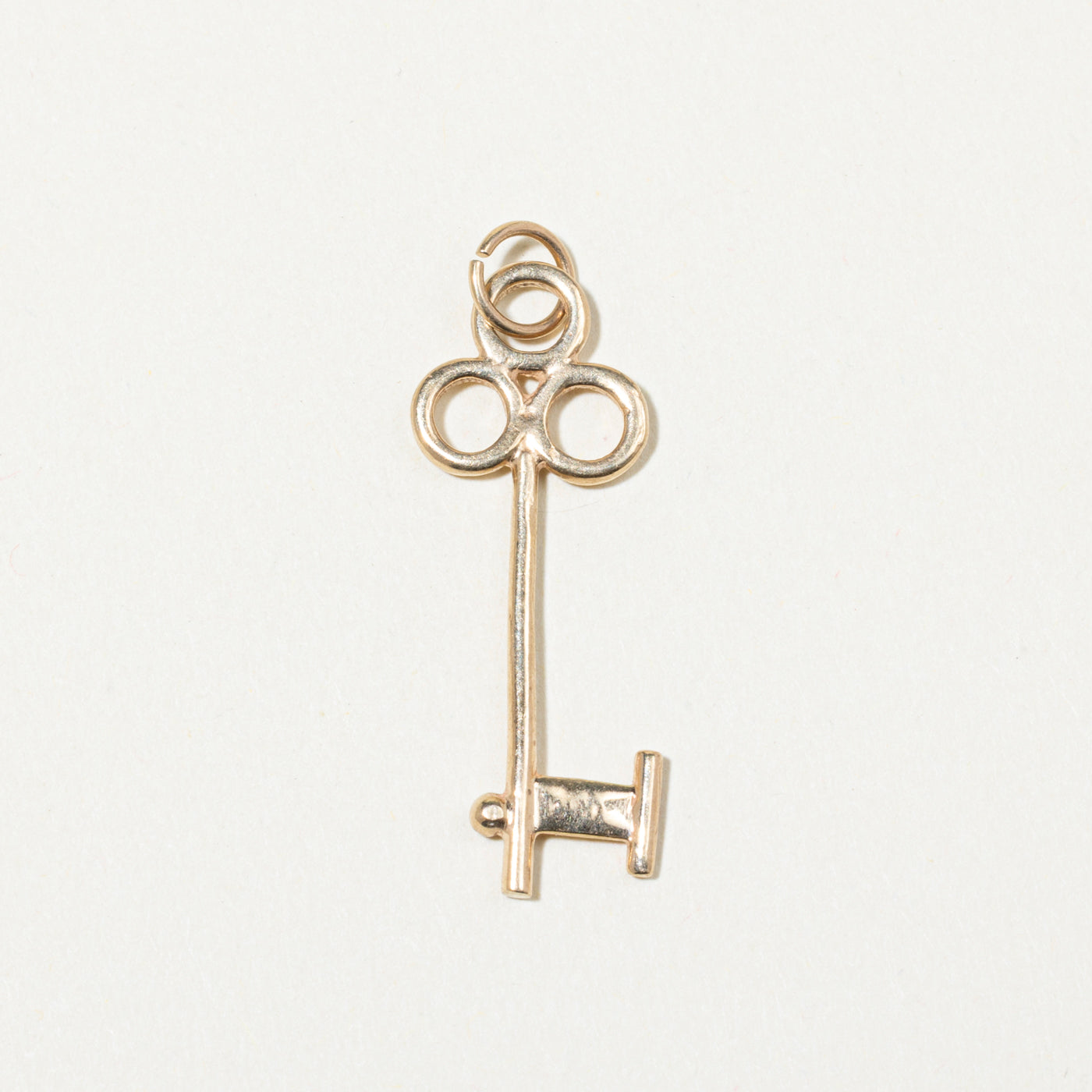 14k Yellow Gold Key Charm