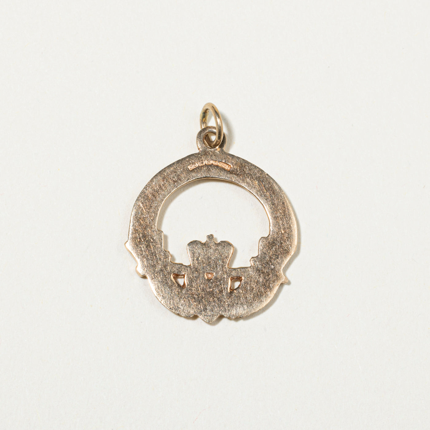 Breloque Claddagh en or jaune 9 carats, Dublin 1969