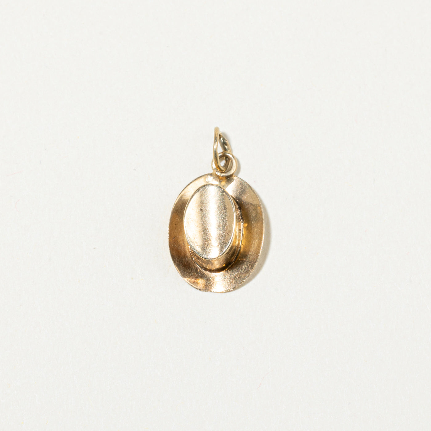 14k Yellow Gold Top Hat Charm
