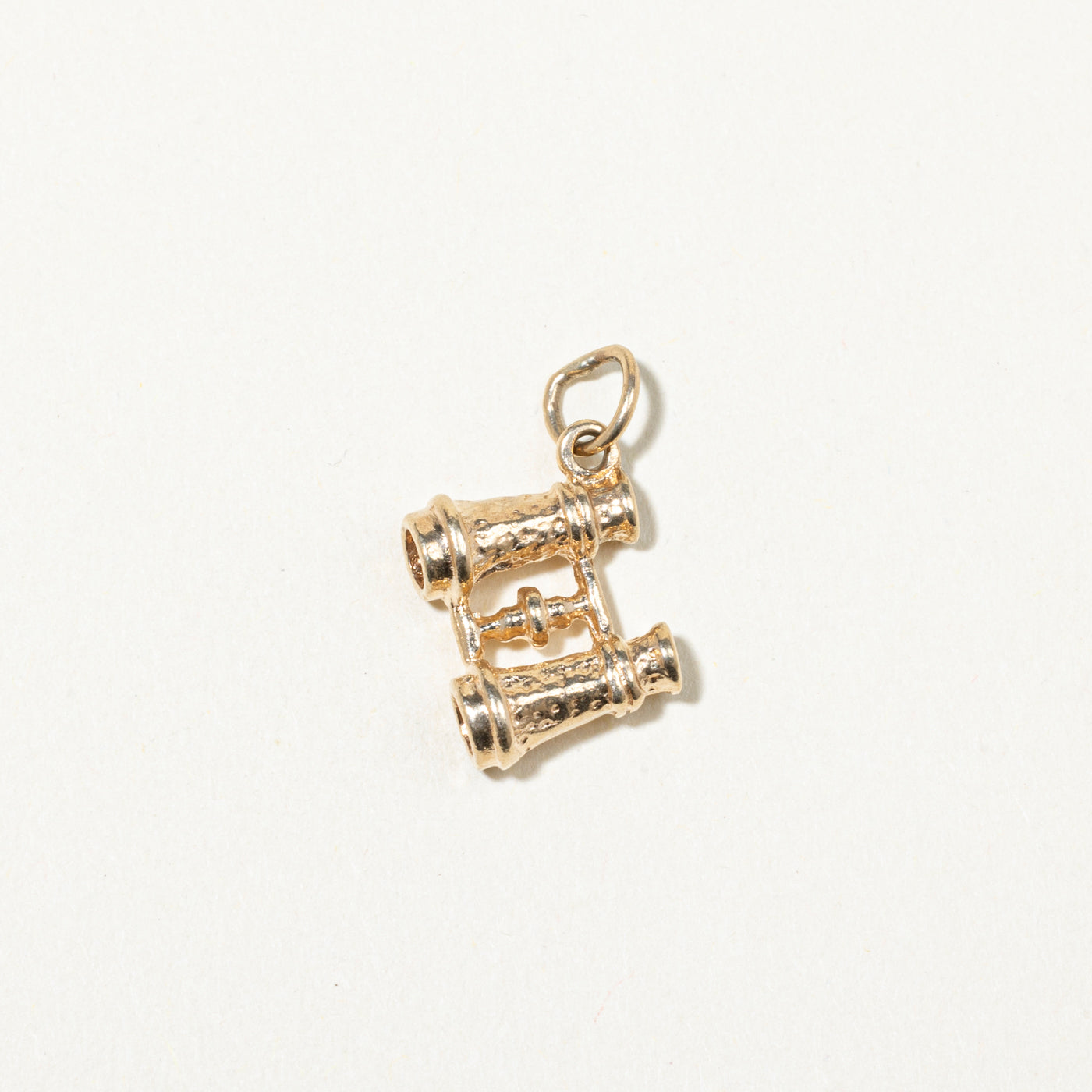 10k Yellow Gold Binoculars Charm