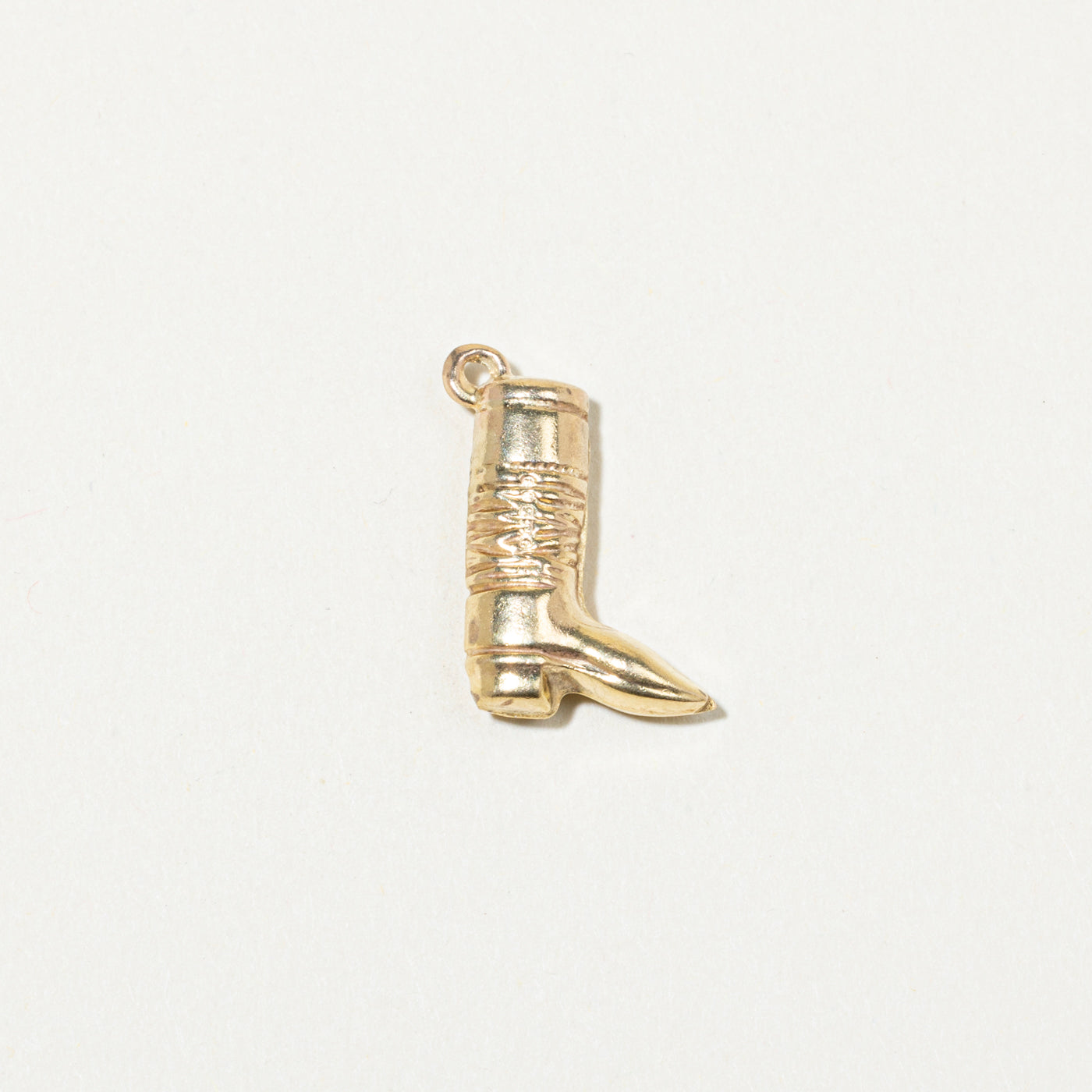 Breloque botte en or jaune 9 carats