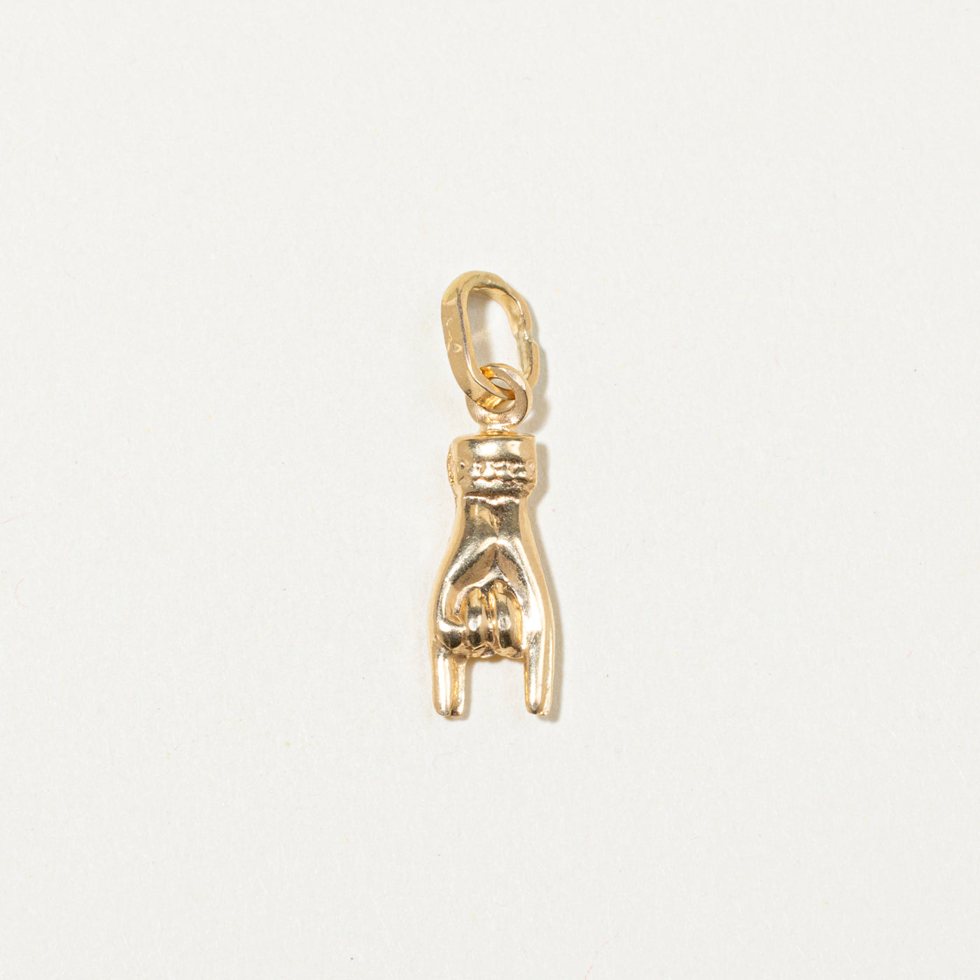 18k Yellow Gold Rock On Charm