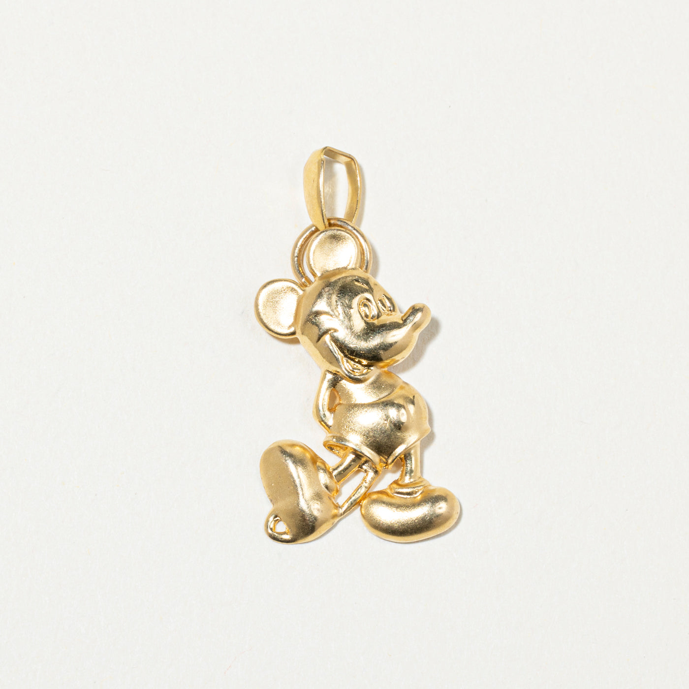 18k Yellow Gold Mickey Mouse Charm