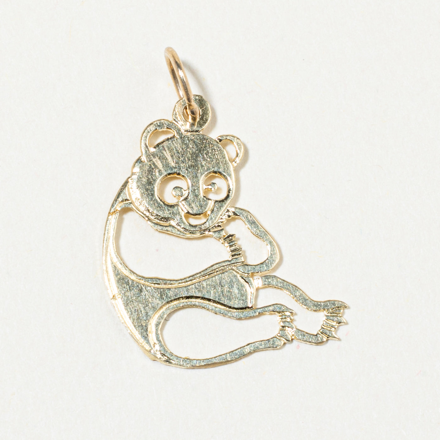 14k Yellow Gold Panda Charm