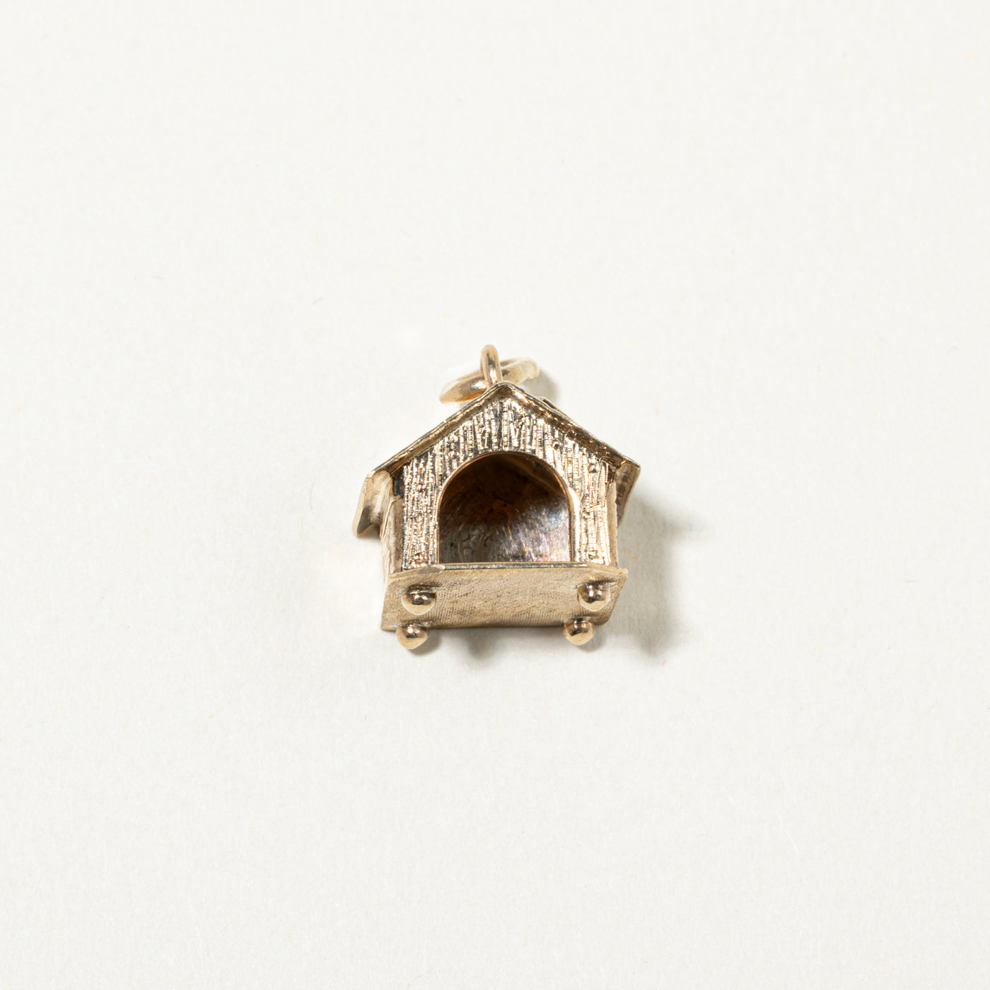 10k Yellow Gold "Fido" Dog House Charm