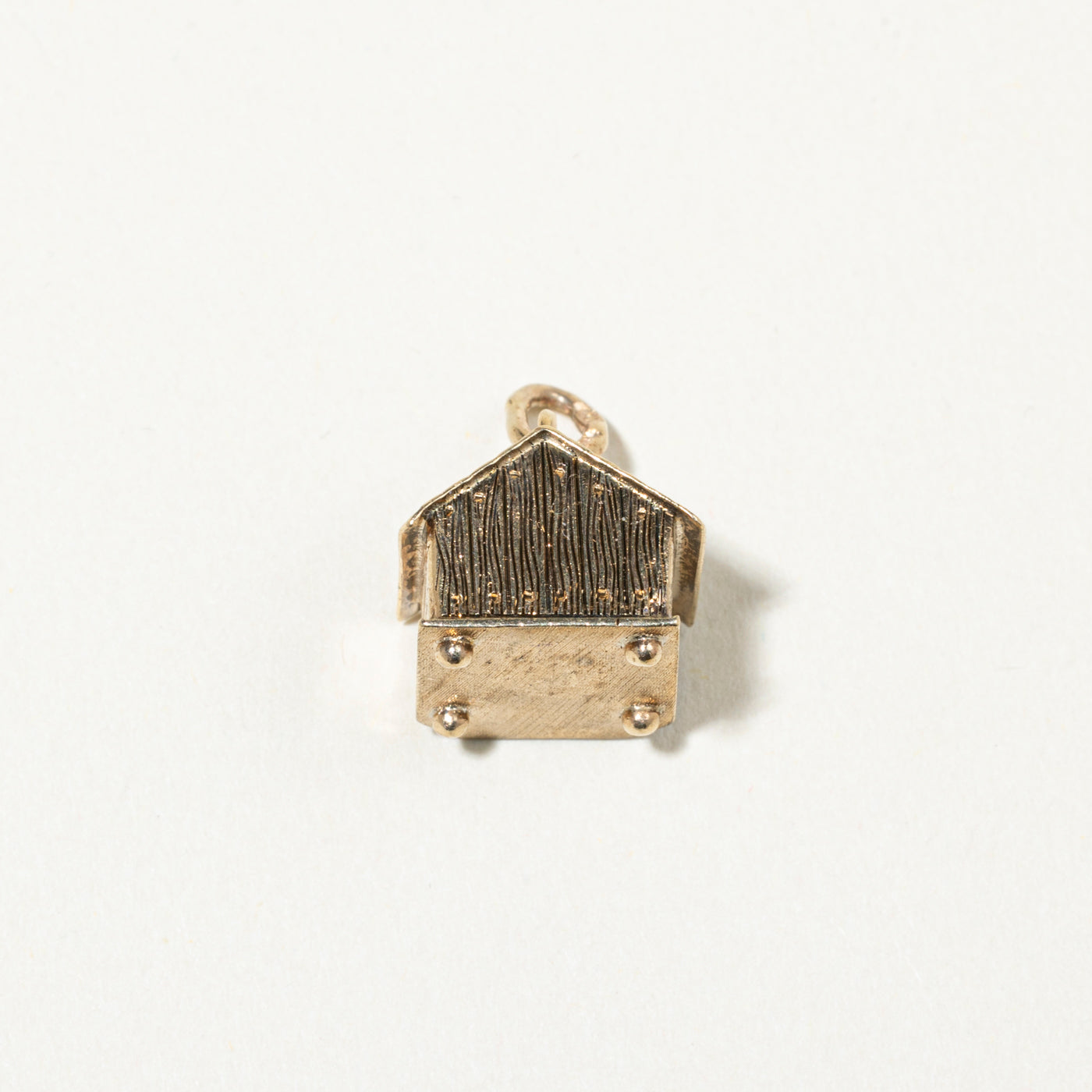 10k Yellow Gold "Fido" Dog House Charm