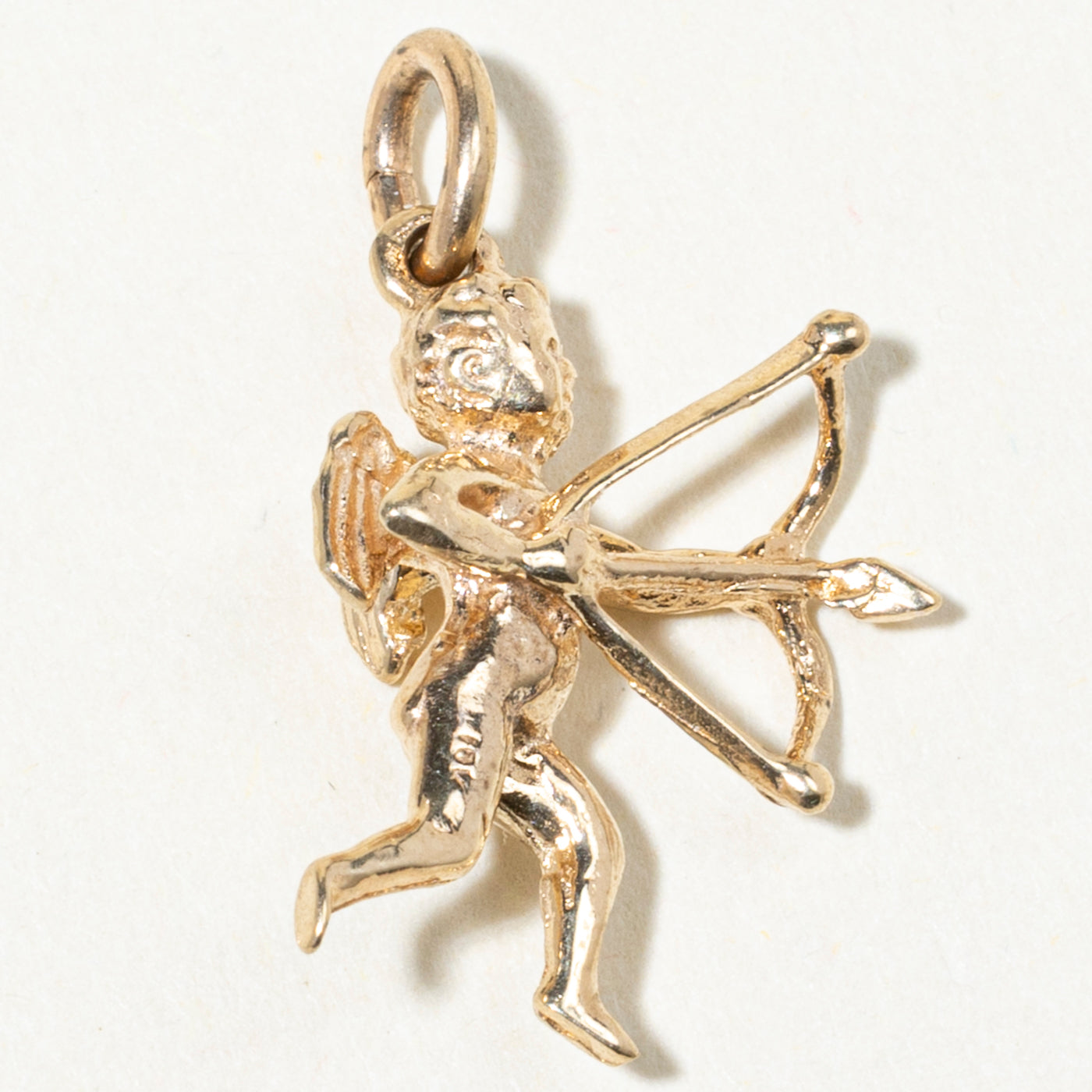 10k Yellow Gold Cupid Charm