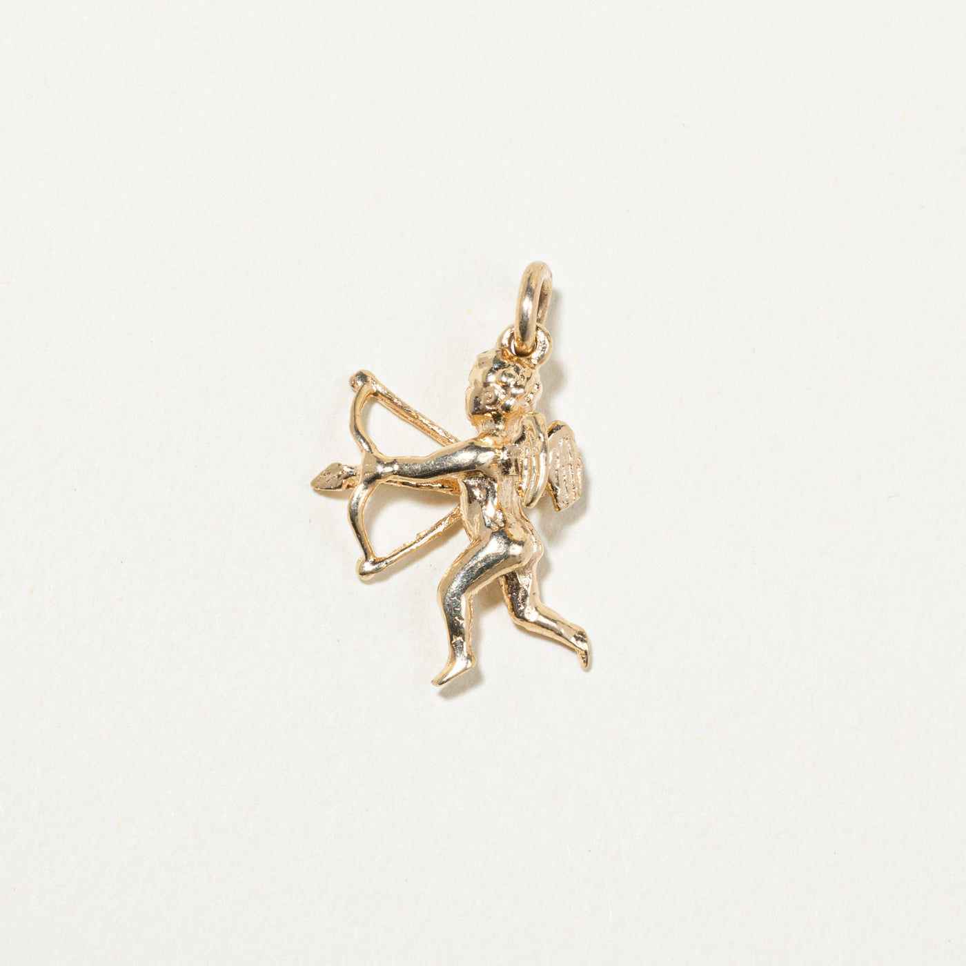 10k Yellow Gold Cupid Charm