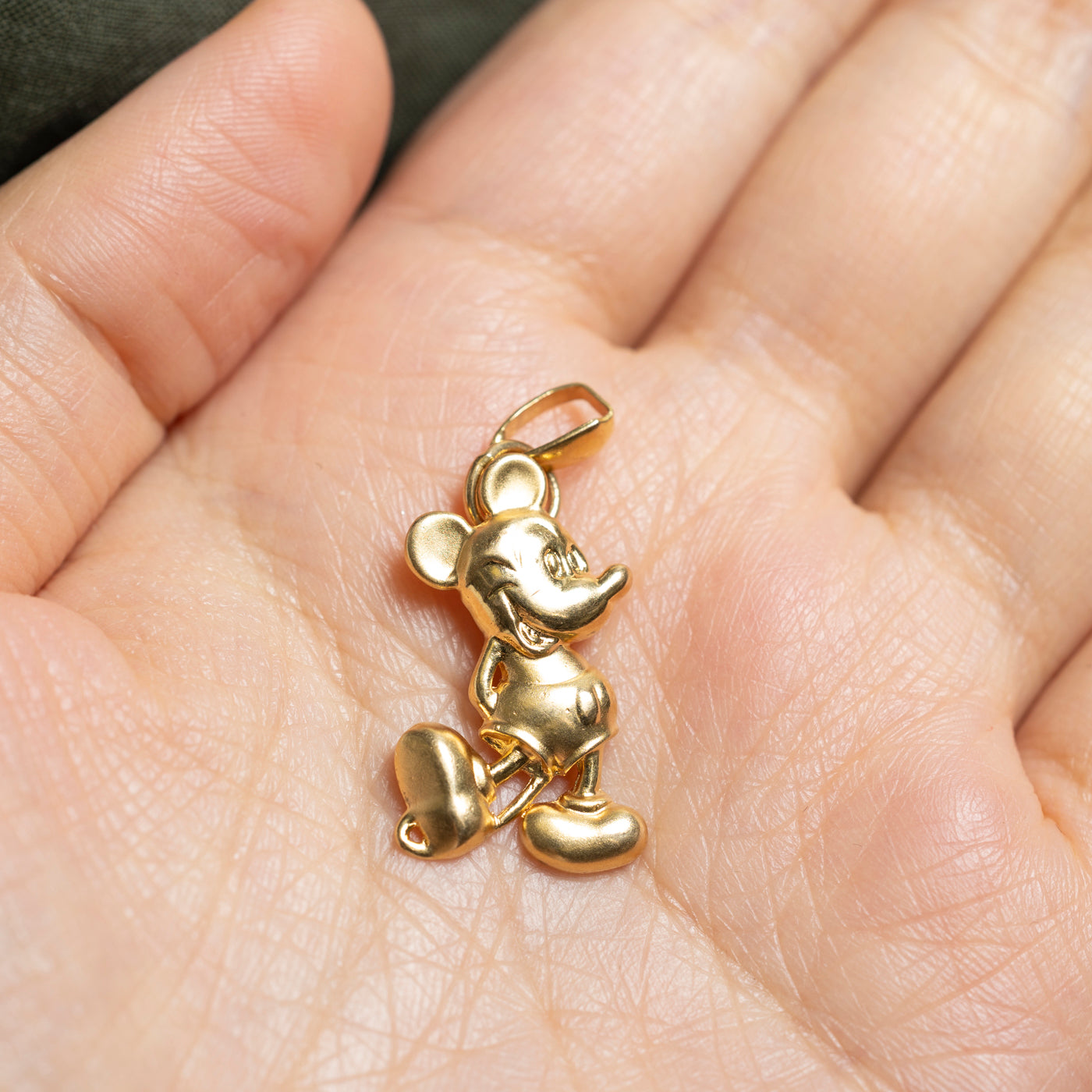 18k Yellow Gold Mickey Mouse Charm