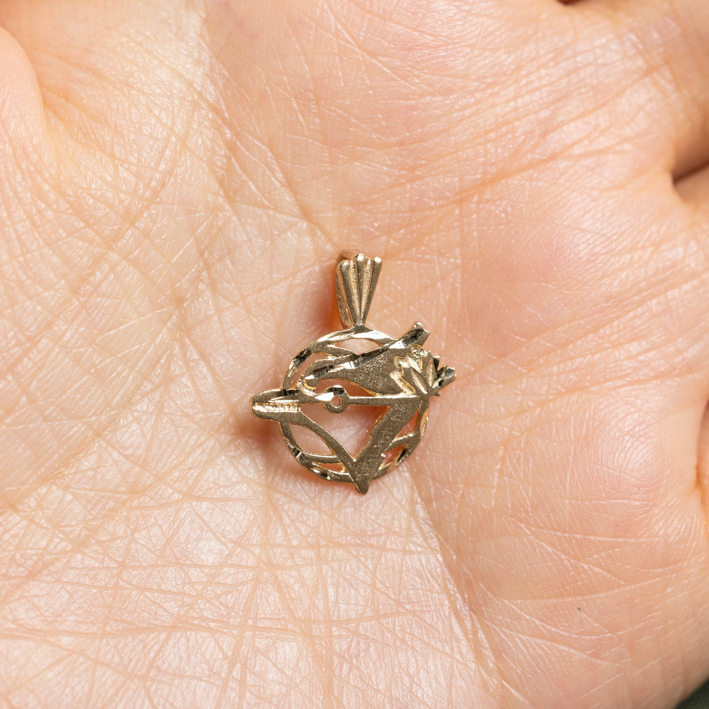 10k Yellow Gold Toronto Blue Jays Pendant