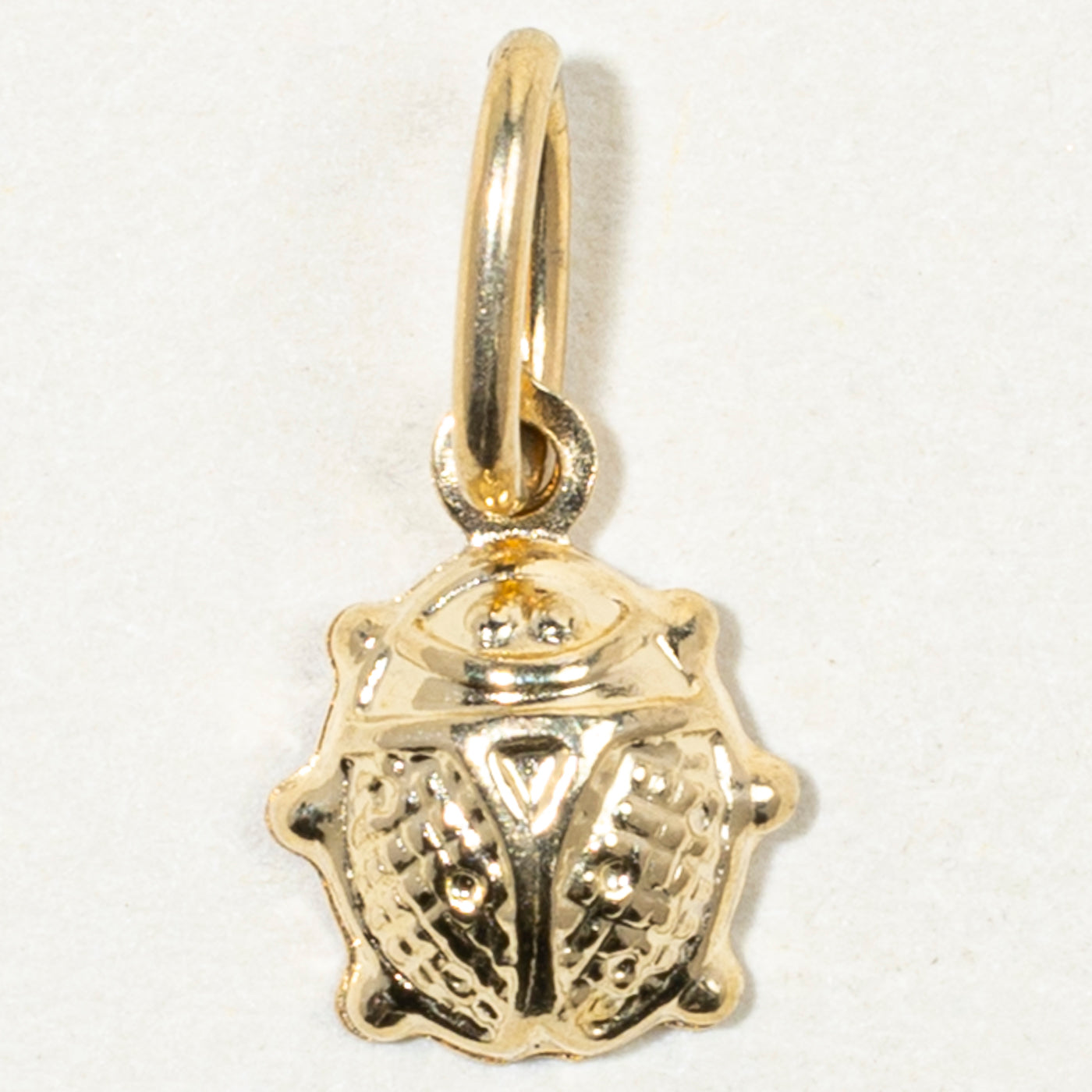 18k Yellow Gold Baby Ladybug Charm