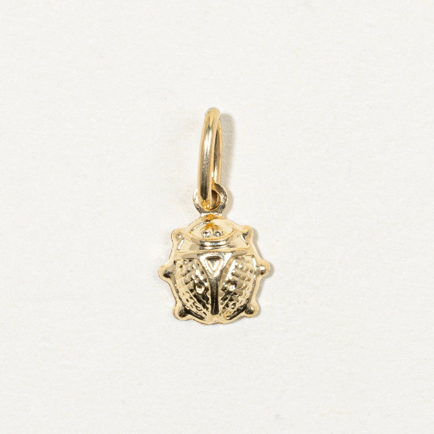 18k Yellow Gold Baby Ladybug Charm