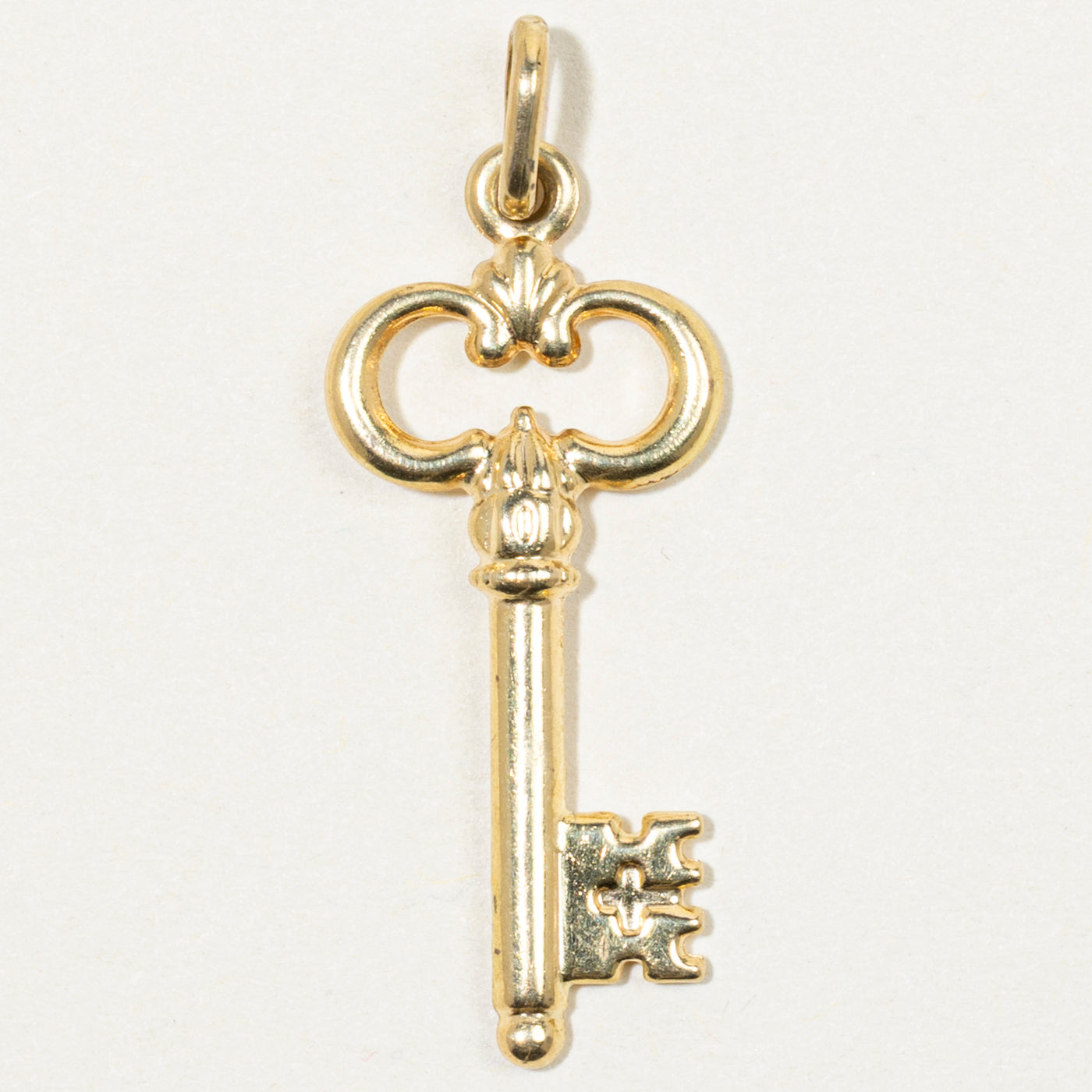 Italian 18k Yellow Gold Key Charm