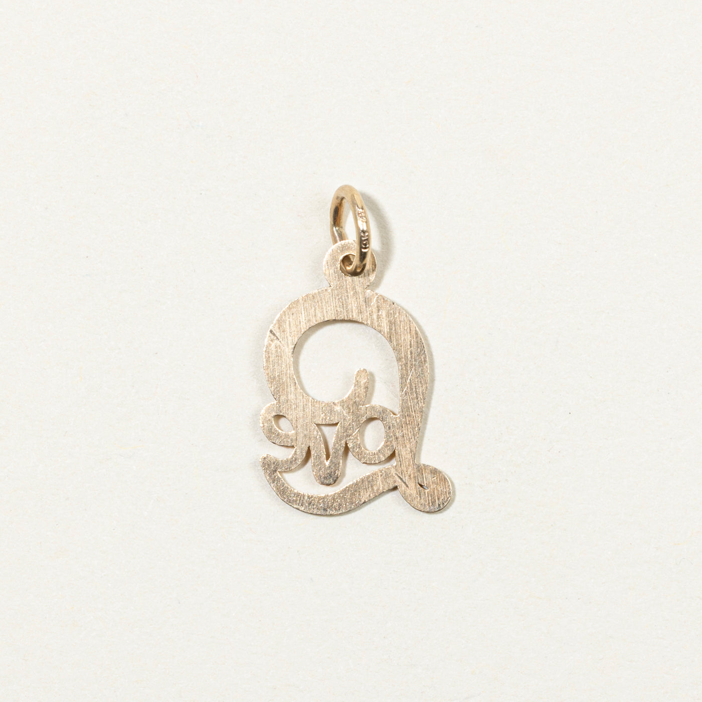 10k Yellow Gold "Love" Charm