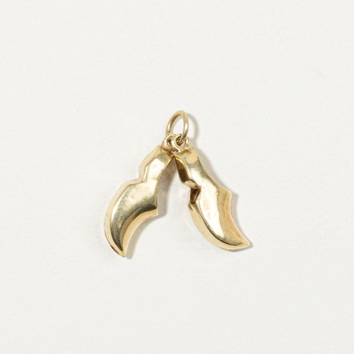 Dutch Hallmarked 14k Yellow Gold Clogs Charm