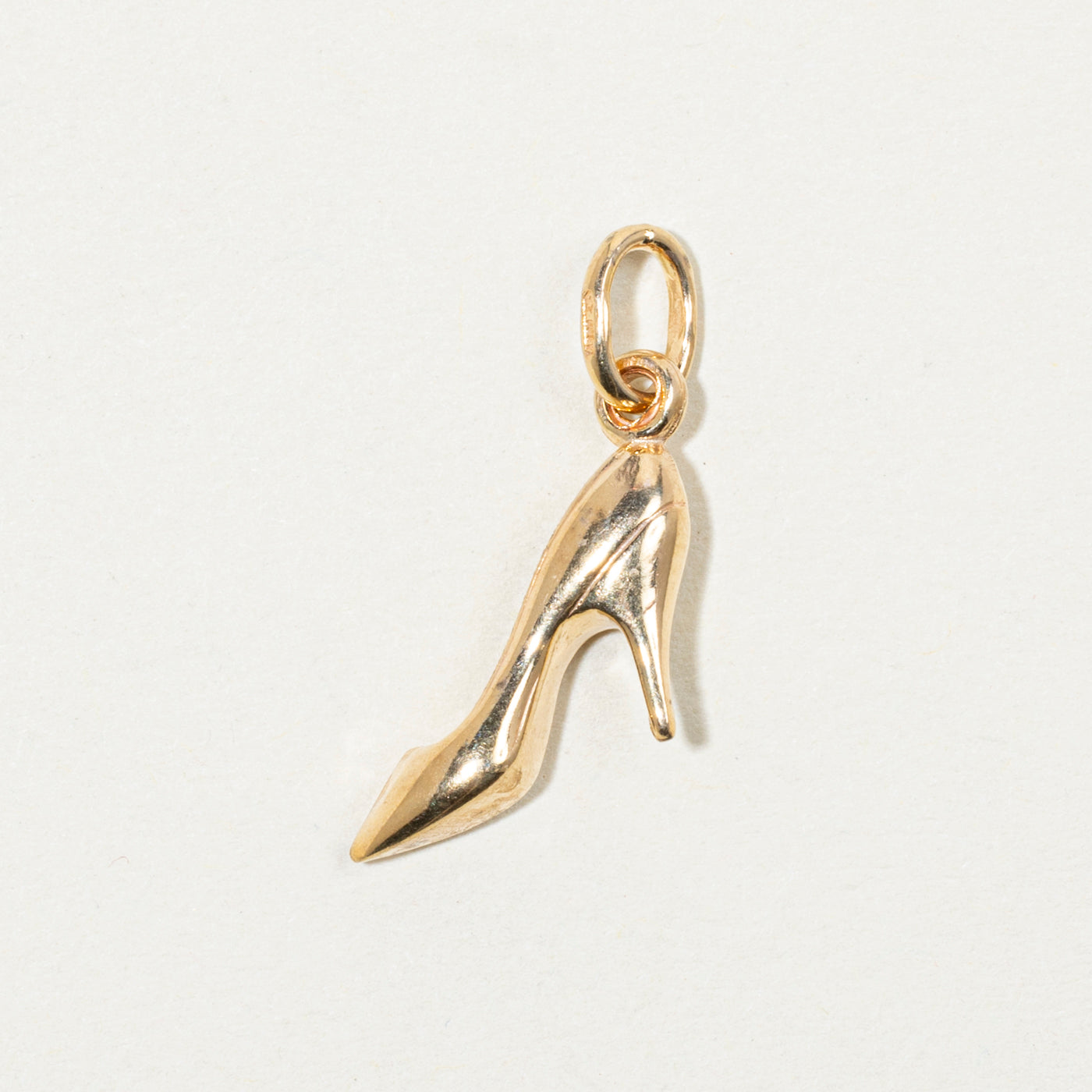 Italian 10k Yellow Gold High Heel Charm