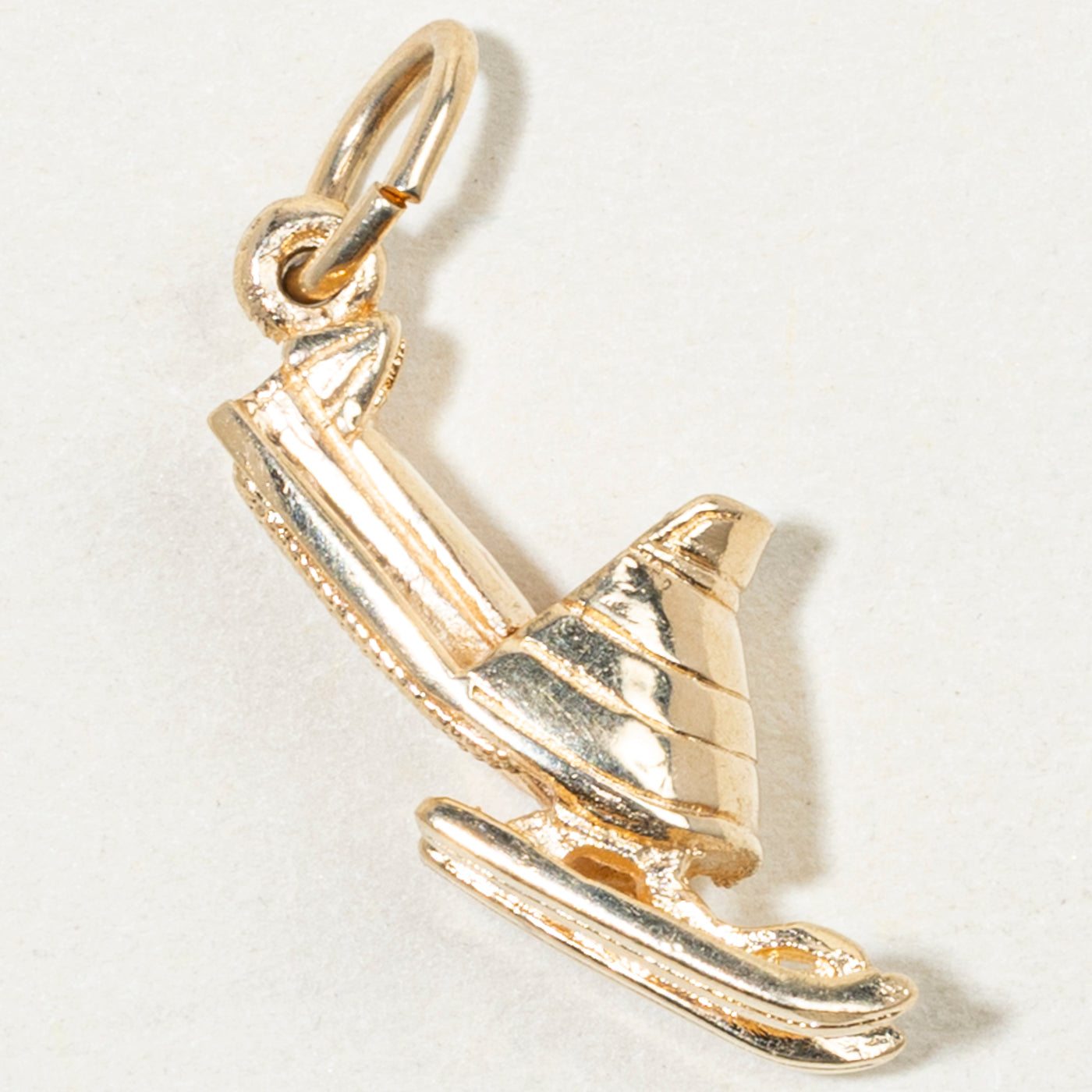 10k Yellow Gold Snow Mobile Charm