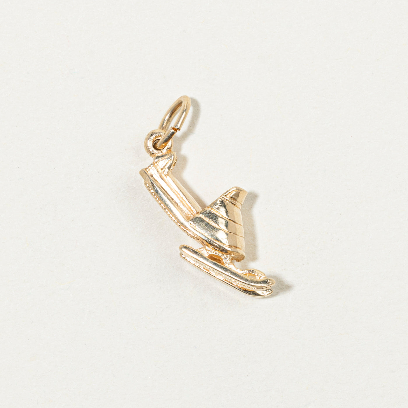 10k Yellow Gold Snow Mobile Charm