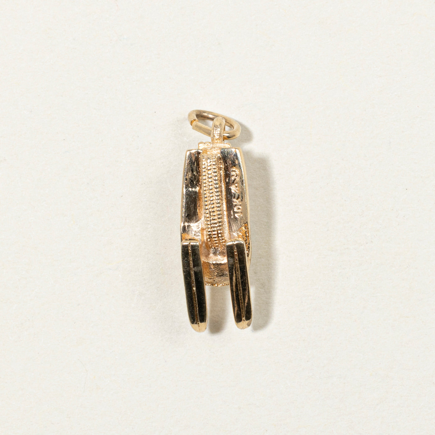10k Yellow Gold Snow Mobile Charm