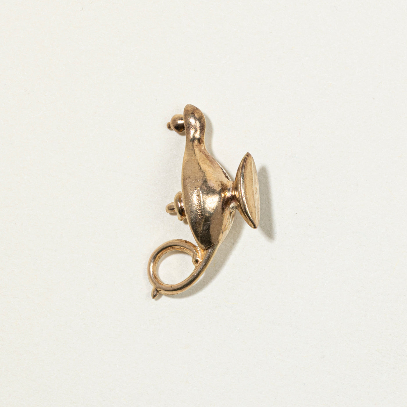 9k Yellow Gold Oil Lamp Charm