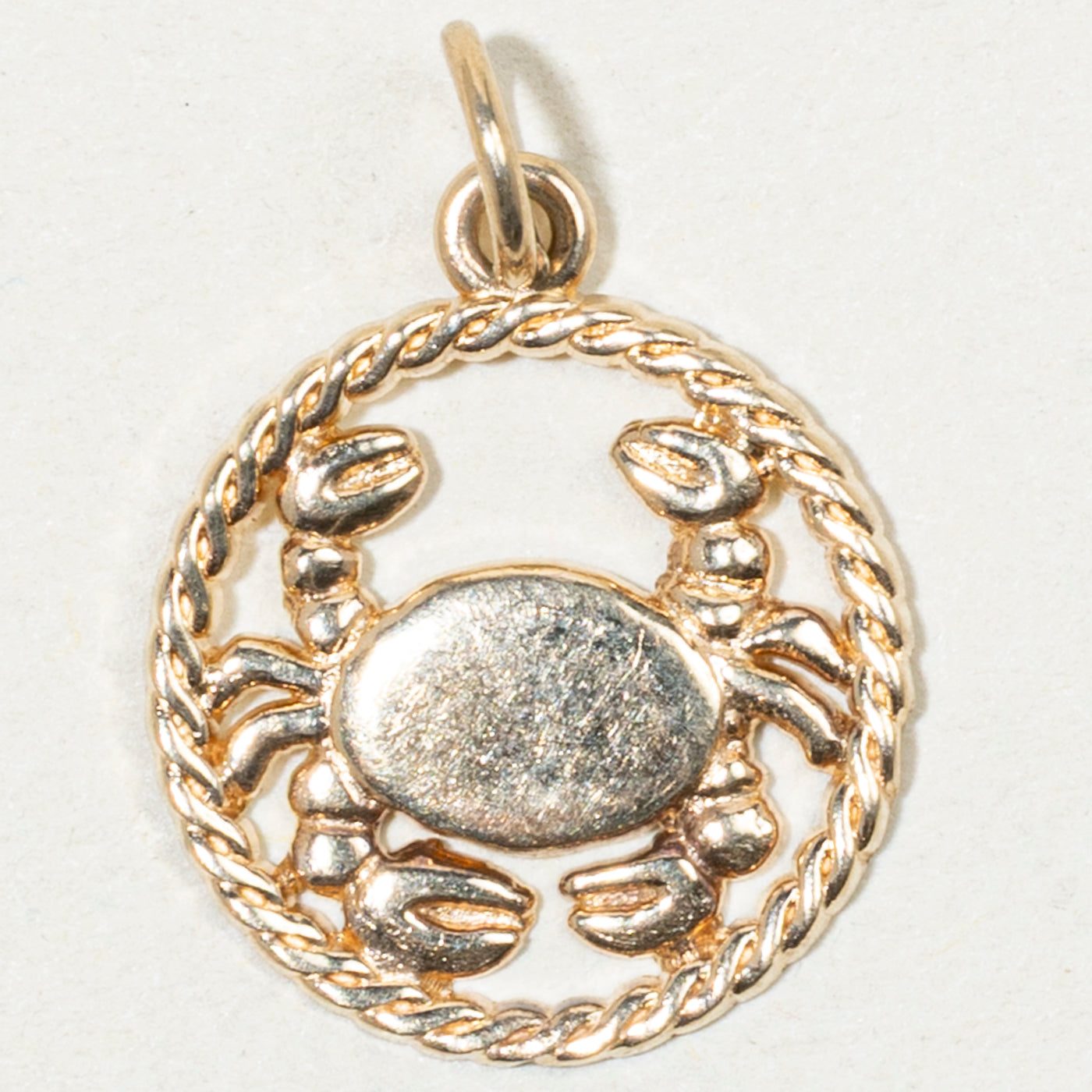 10k Yellow Gold Cancer Zodiac Charm