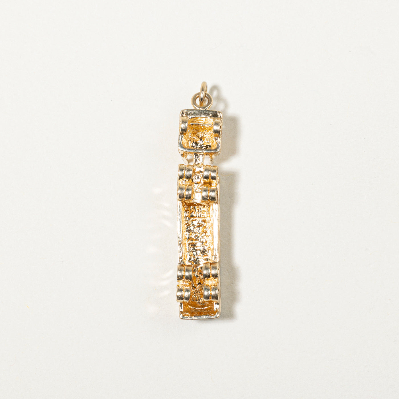 10k Yellow Gold Semi Truck Charm