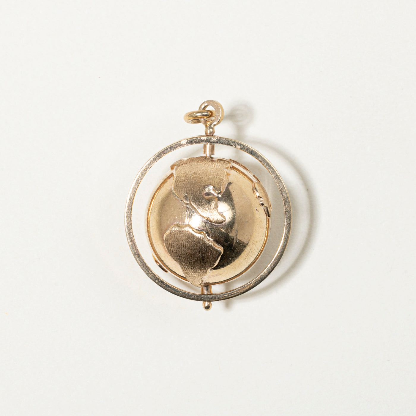 10k Yellow Gold Globe Charm