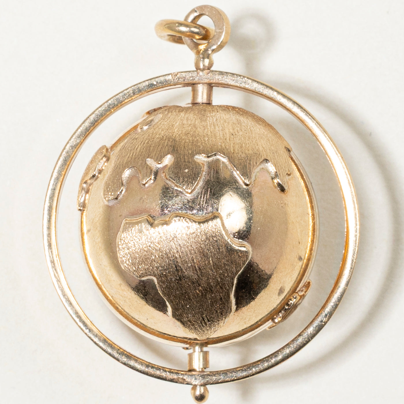 10k Yellow Gold Globe Charm