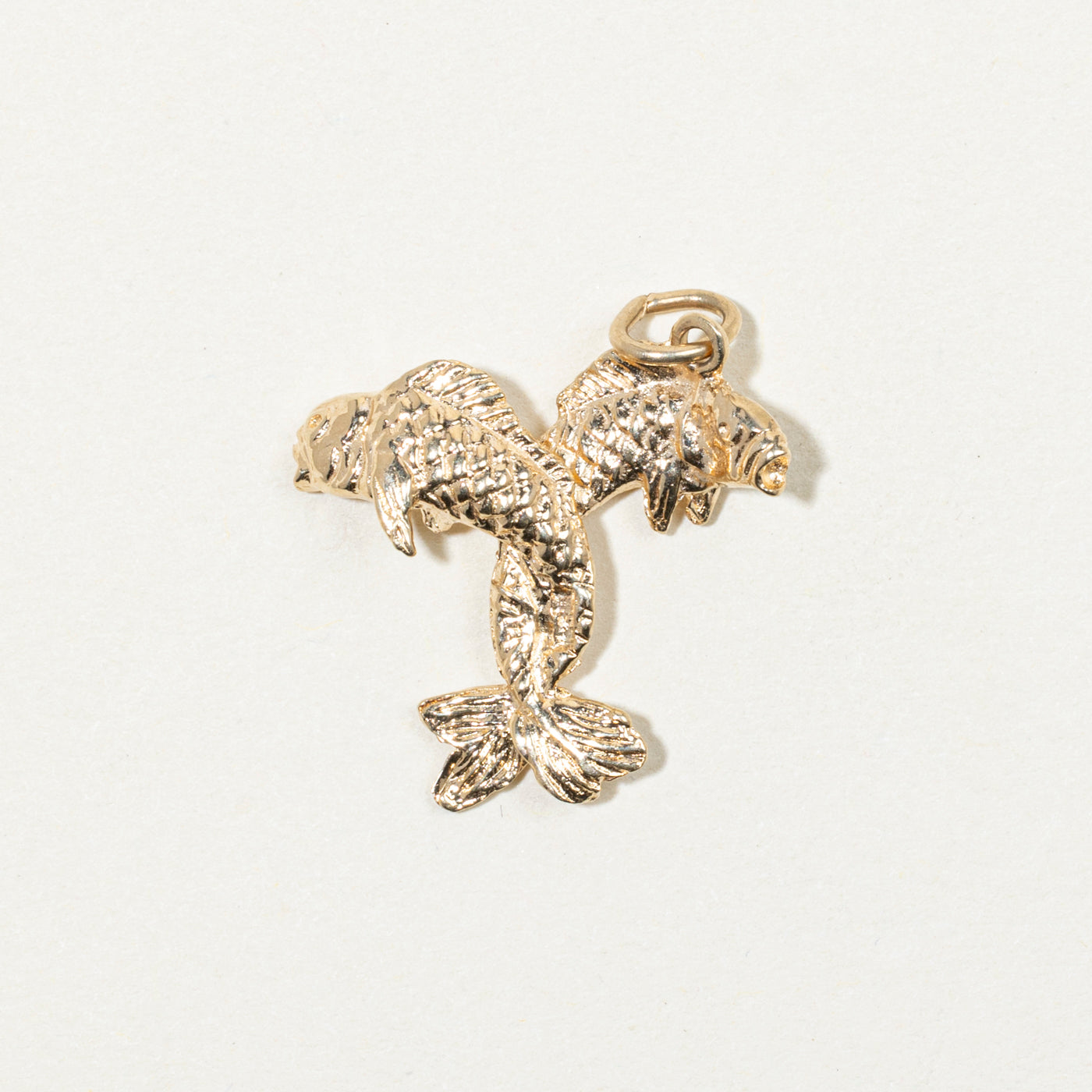 10k Yellow Gold Pisces Charm
