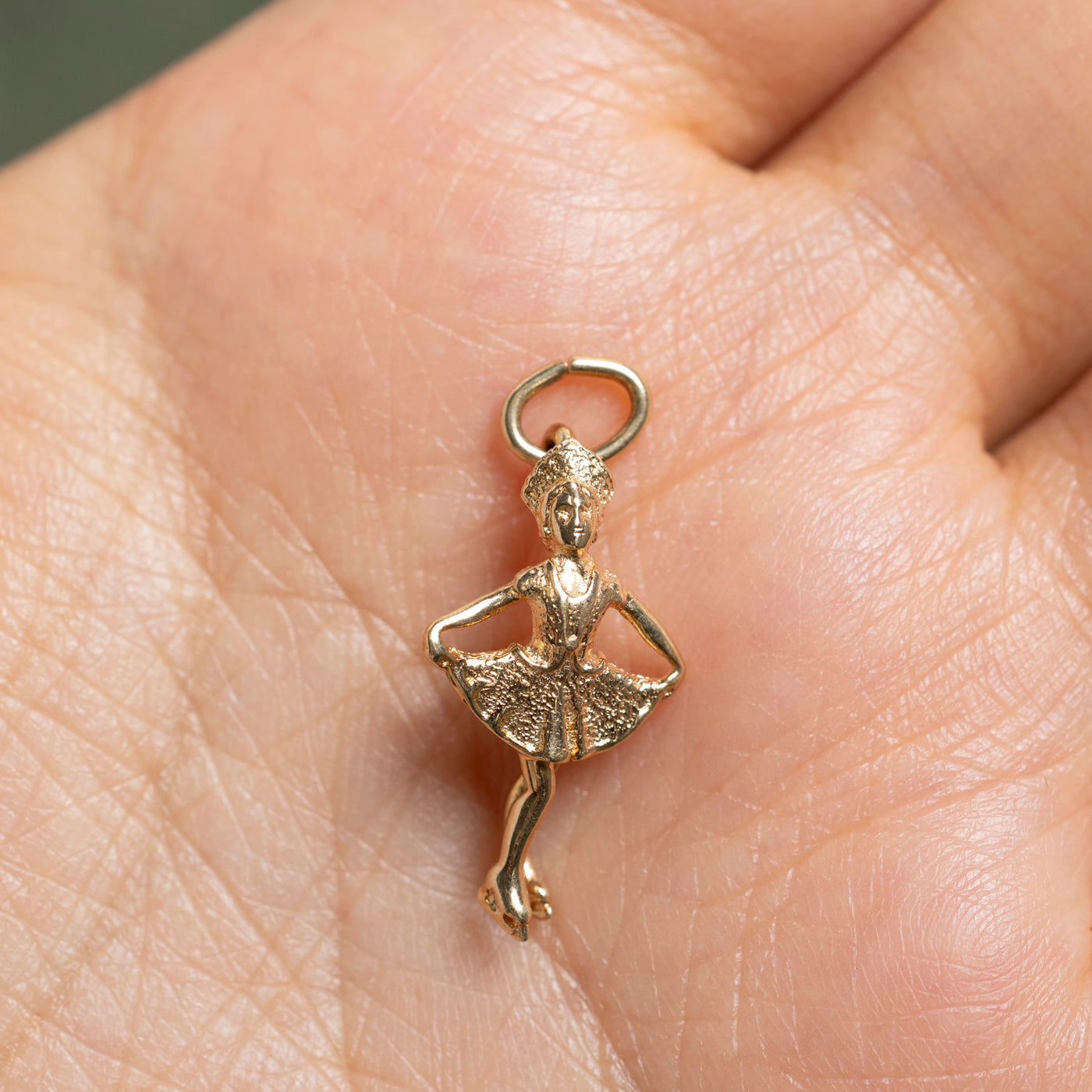 10k Yellow Gold Dancer Charm