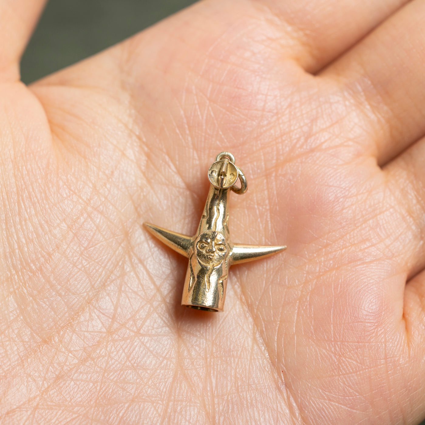 10k Yellow Gold Tower of the Sun Charm