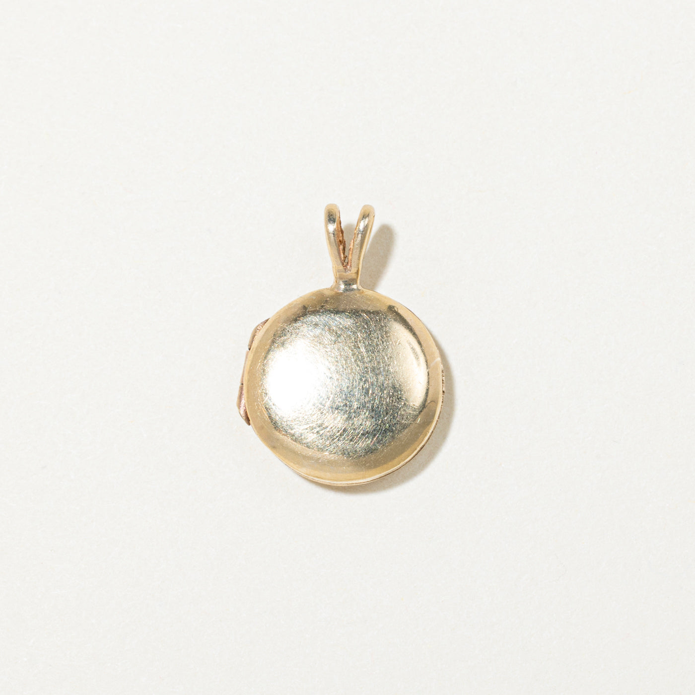 10k Yellow Gold Engraved Locket