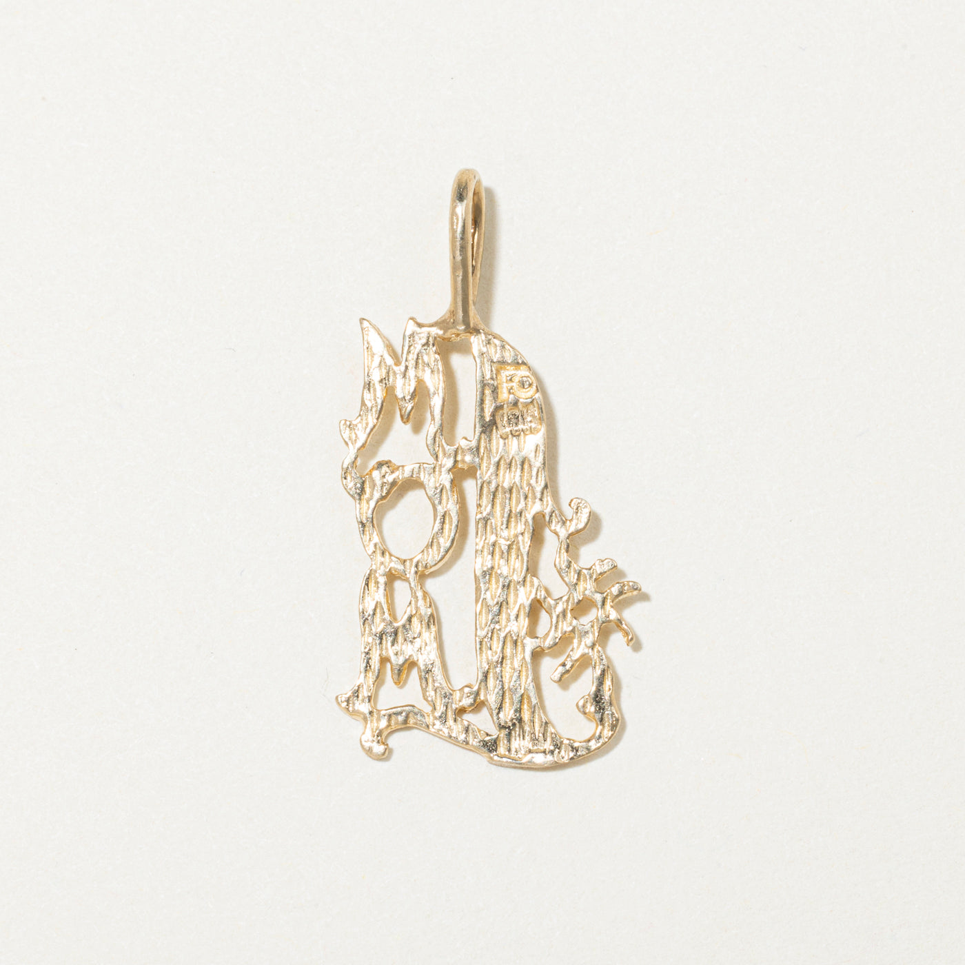 10k Yellow Gold "#1 Mom" Charm