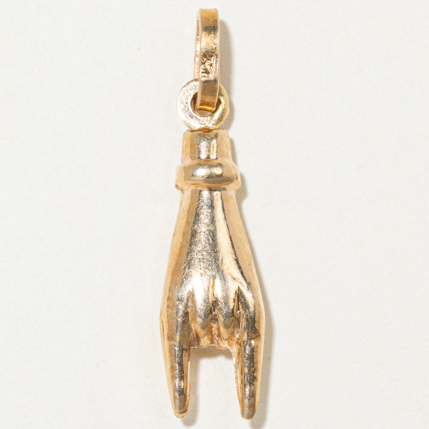 18k Yellow Gold Rock On Charm