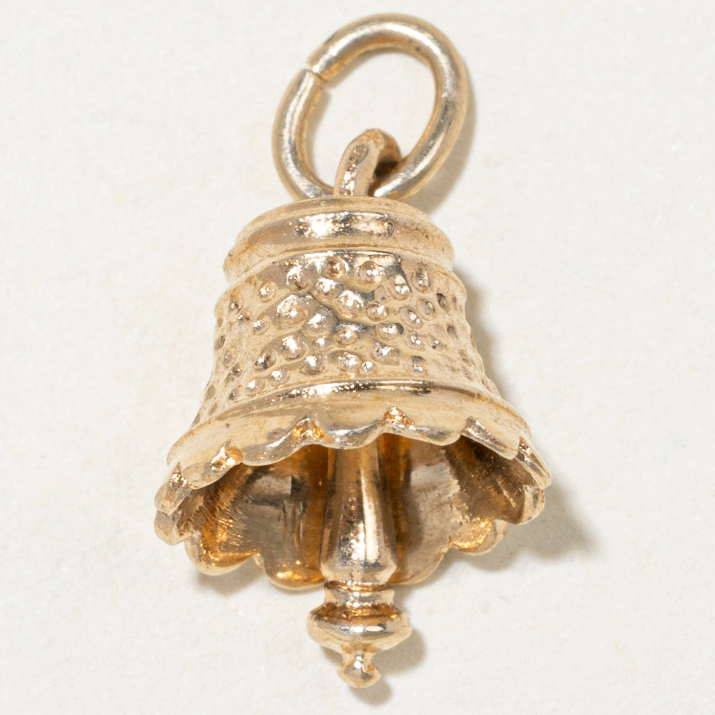 10k Yellow Gold Bell Charm