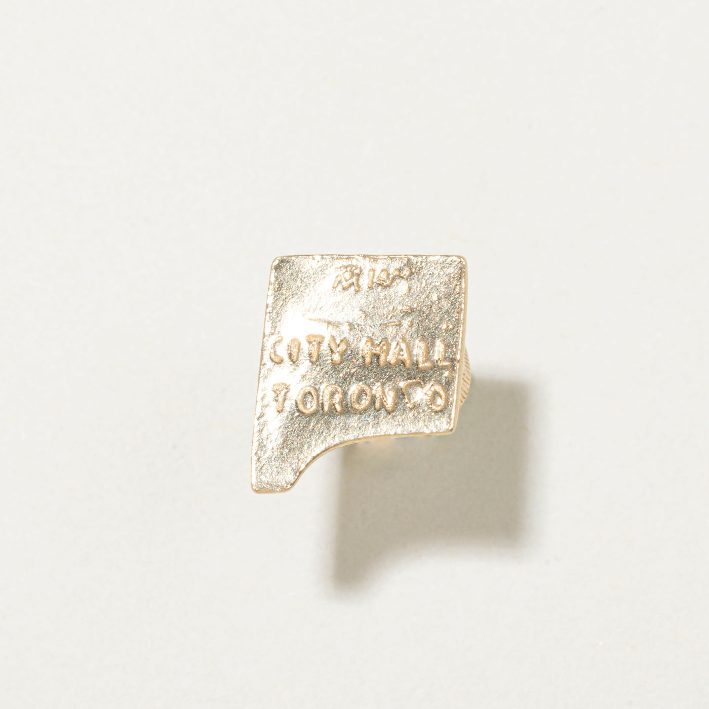 14k Yellow Gold Toronto City Hall Charm